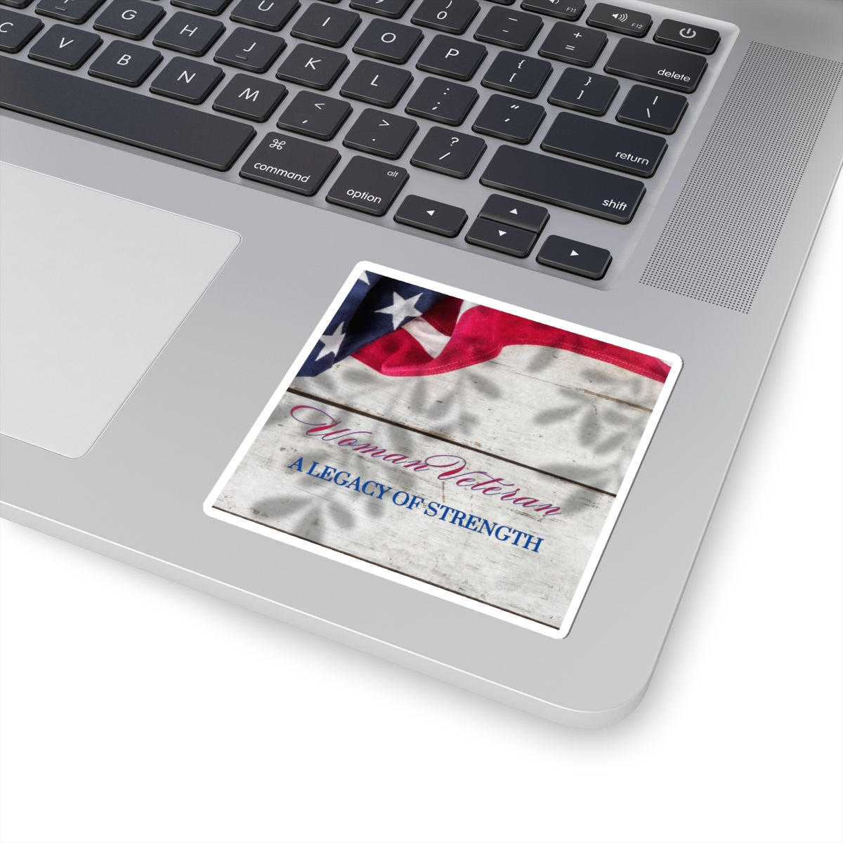 Woman Veteran Kiss-Cut Stickers