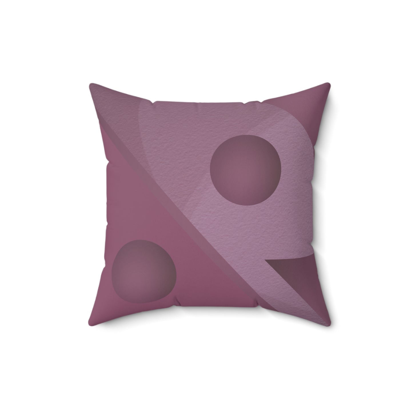 Just Mauve-lous Polyester Square Pillow