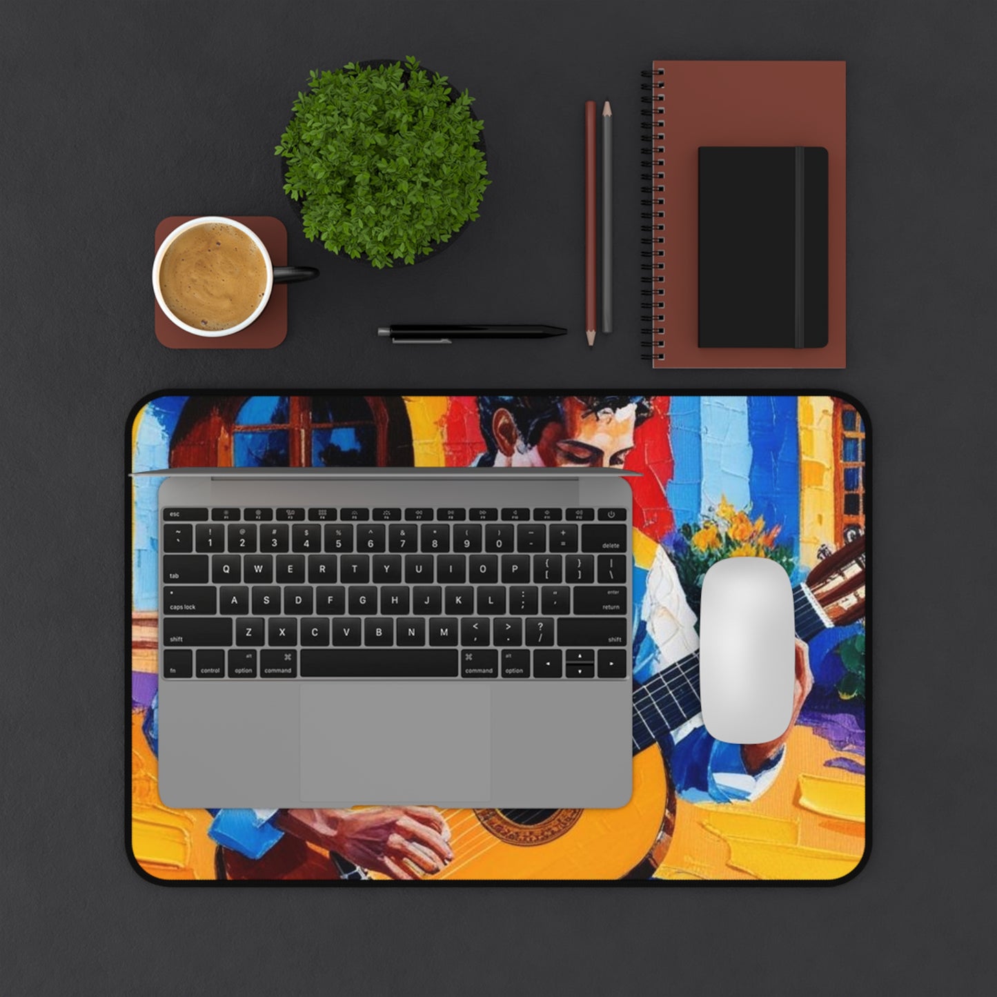 Spanish Guitar Desk Mat