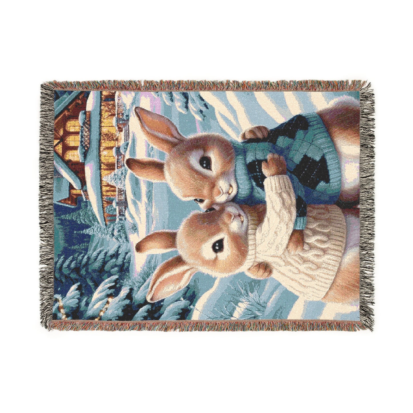 Snuggle Bunnies Woven Blanket