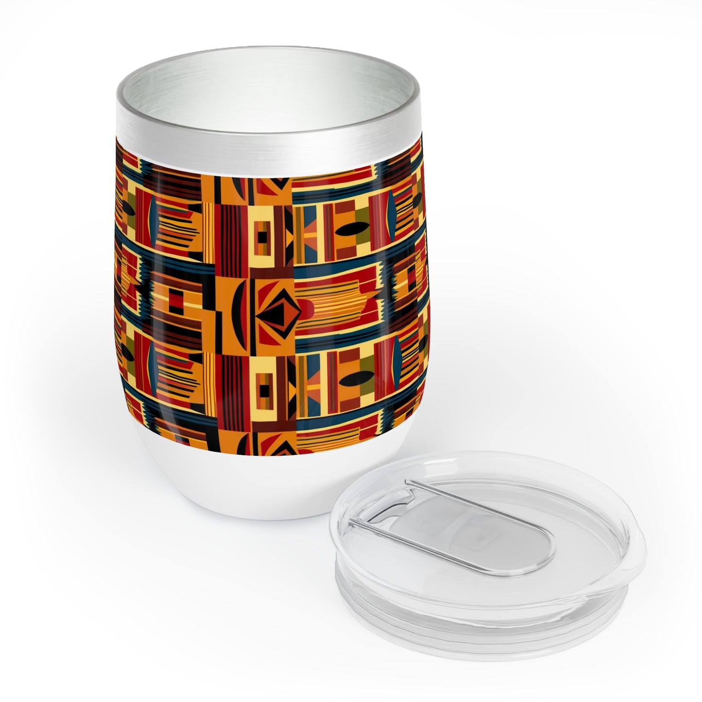 African Canvas 2 Chill Wine Tumbler