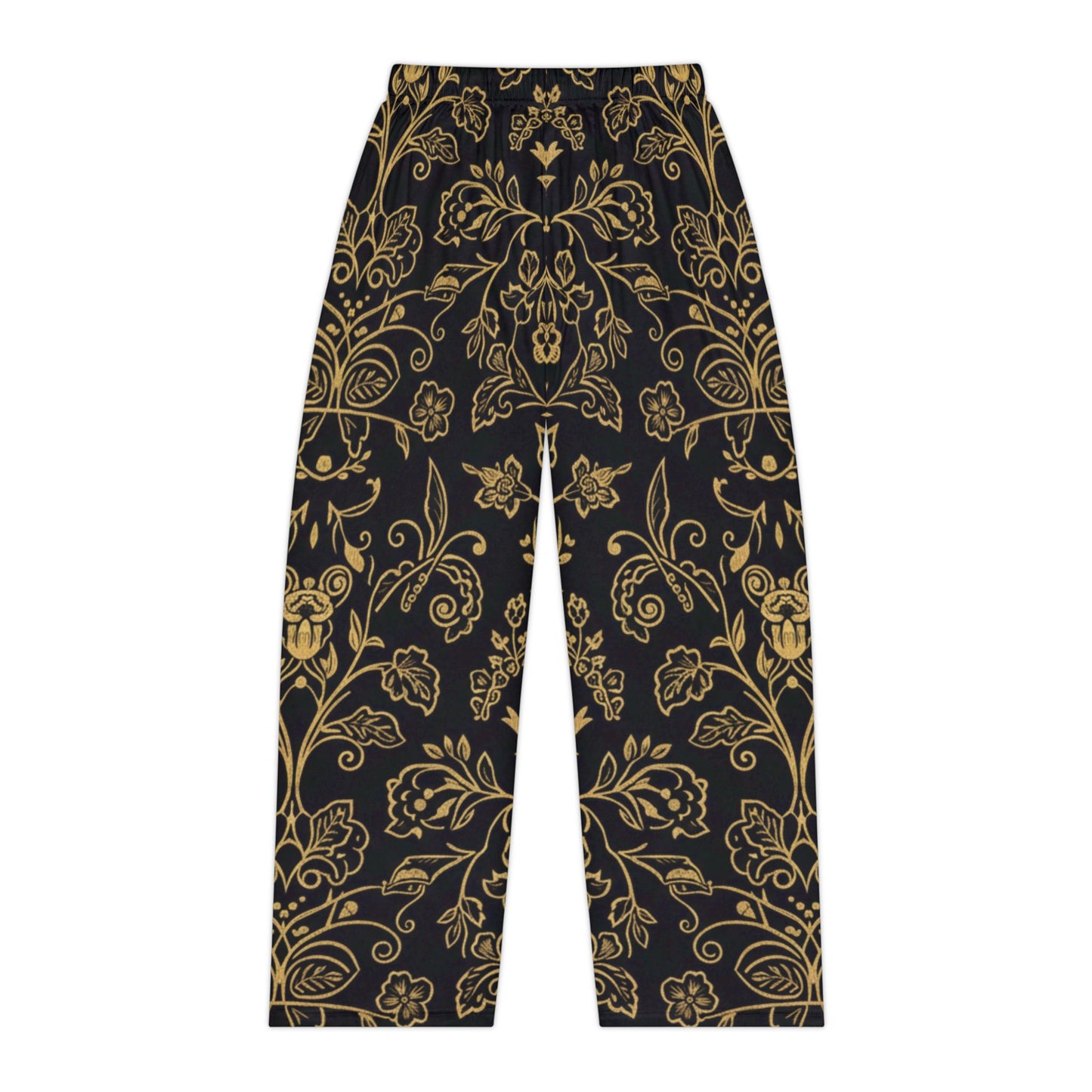 Midnight Filigree Women's Pajama Pants (AOP)