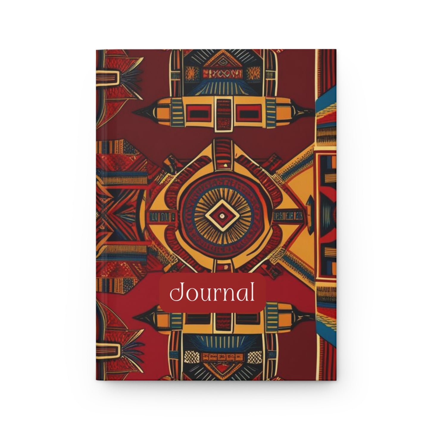 African Canvas 1 Hardcover Journal Matte