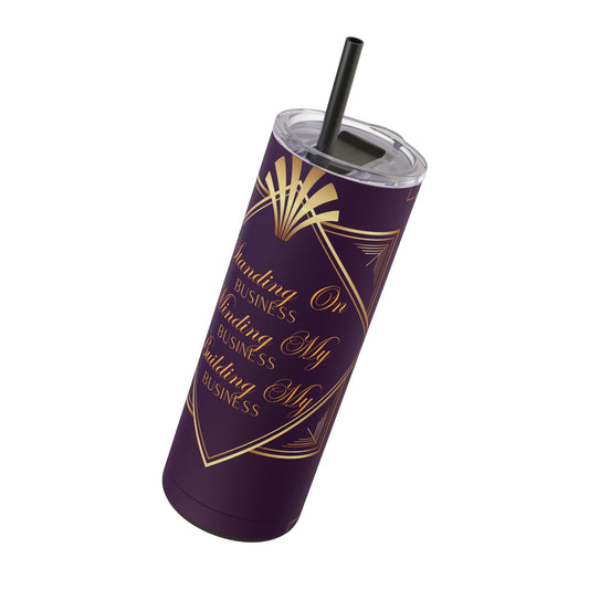 Business 2 (Purple) Maars Maker Skinny Matte Tumbler, 20oz