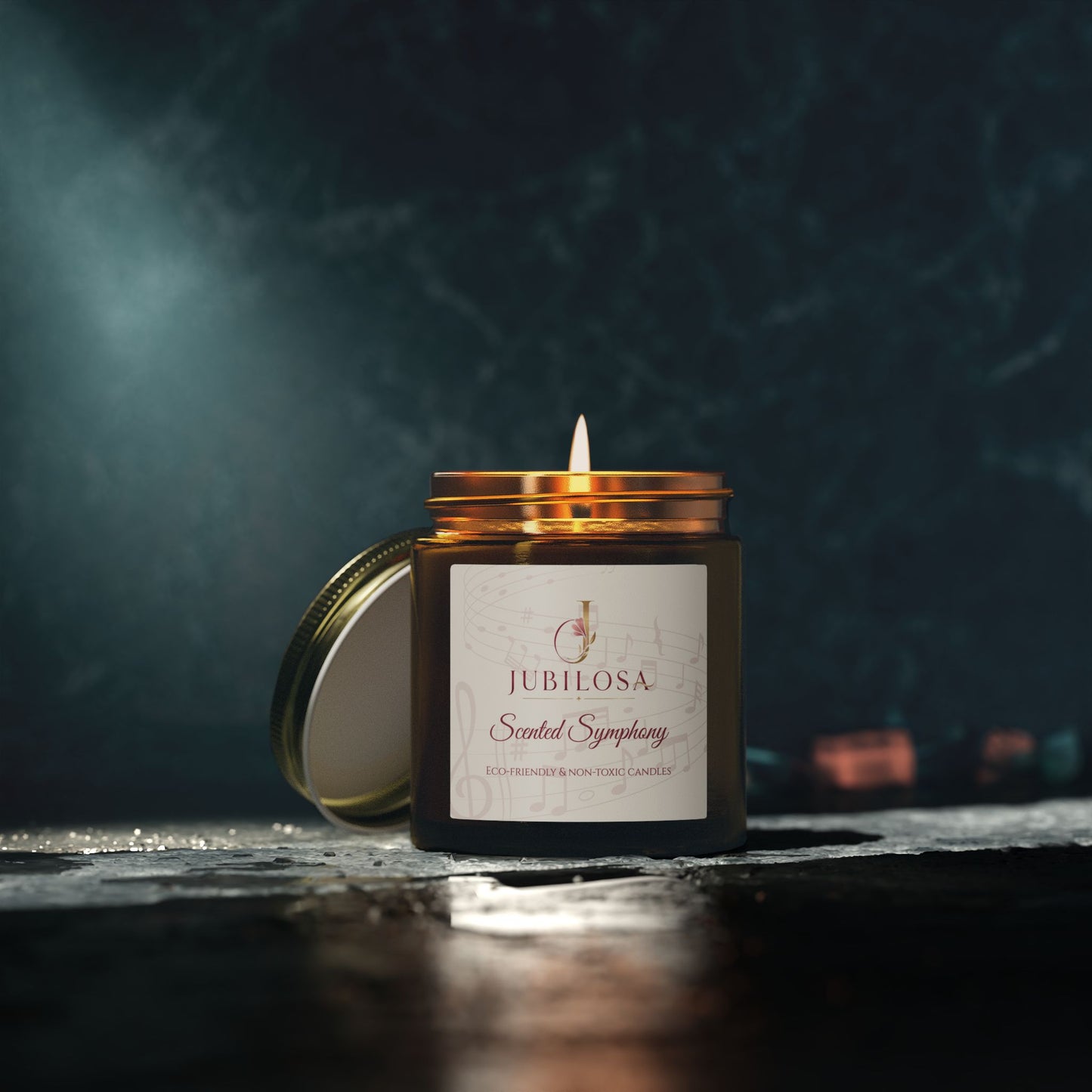 Scented Symphony Coconut Apricot Candle Collection (4oz, 9oz)
