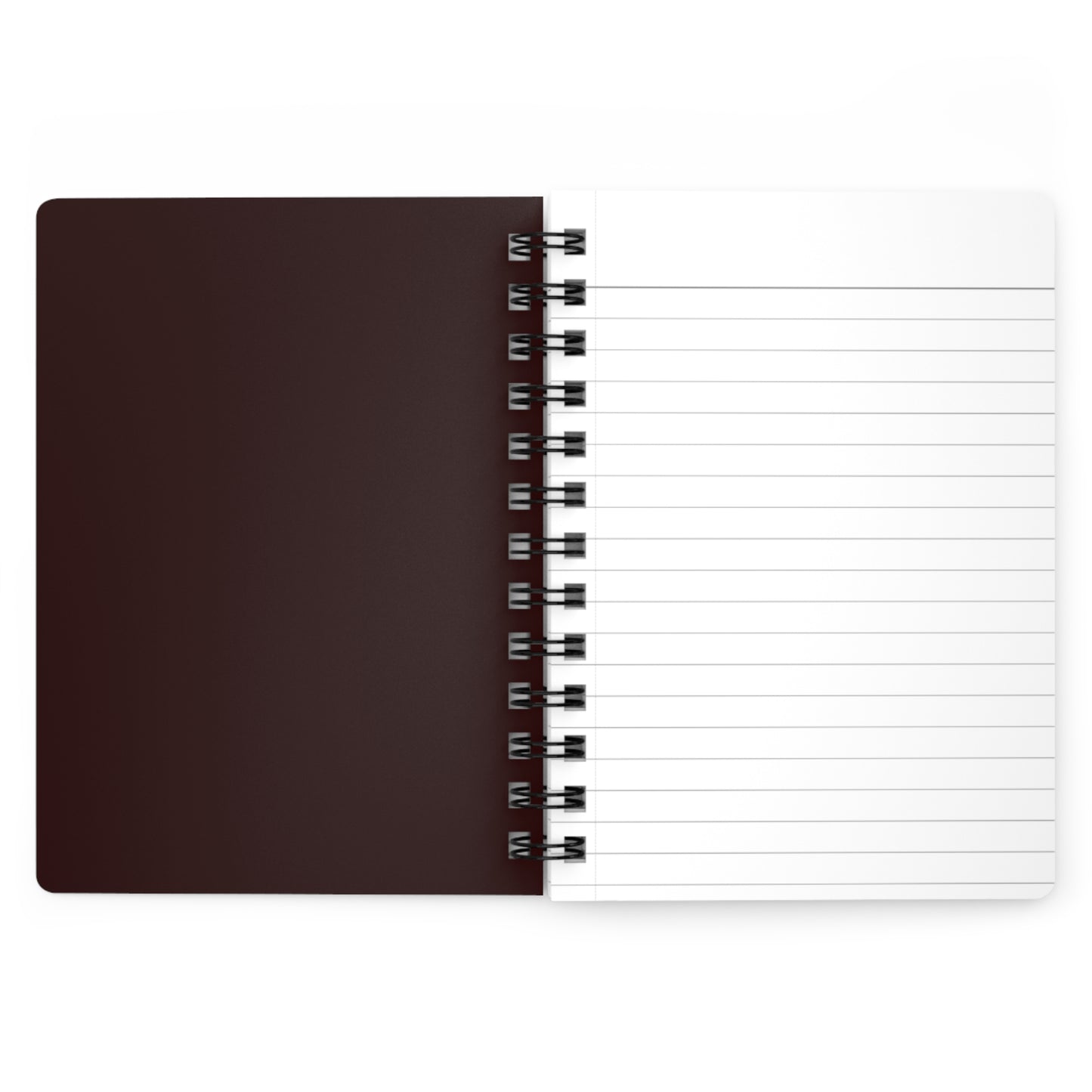 Woman Warrior Veteran Spiral Notebook — Patriotic Floral Journal for Female Veterans