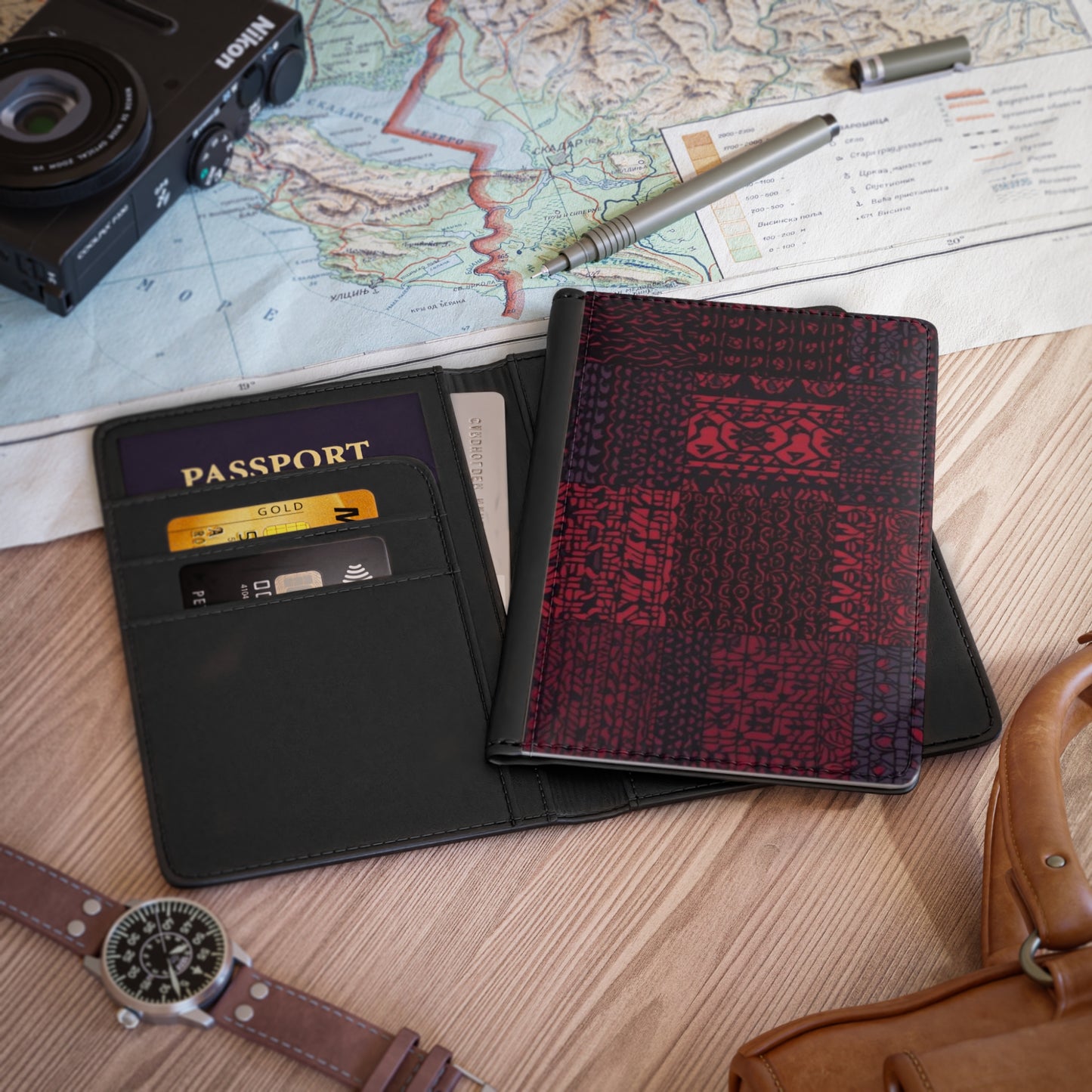 Boheme Rouge Passport Cover