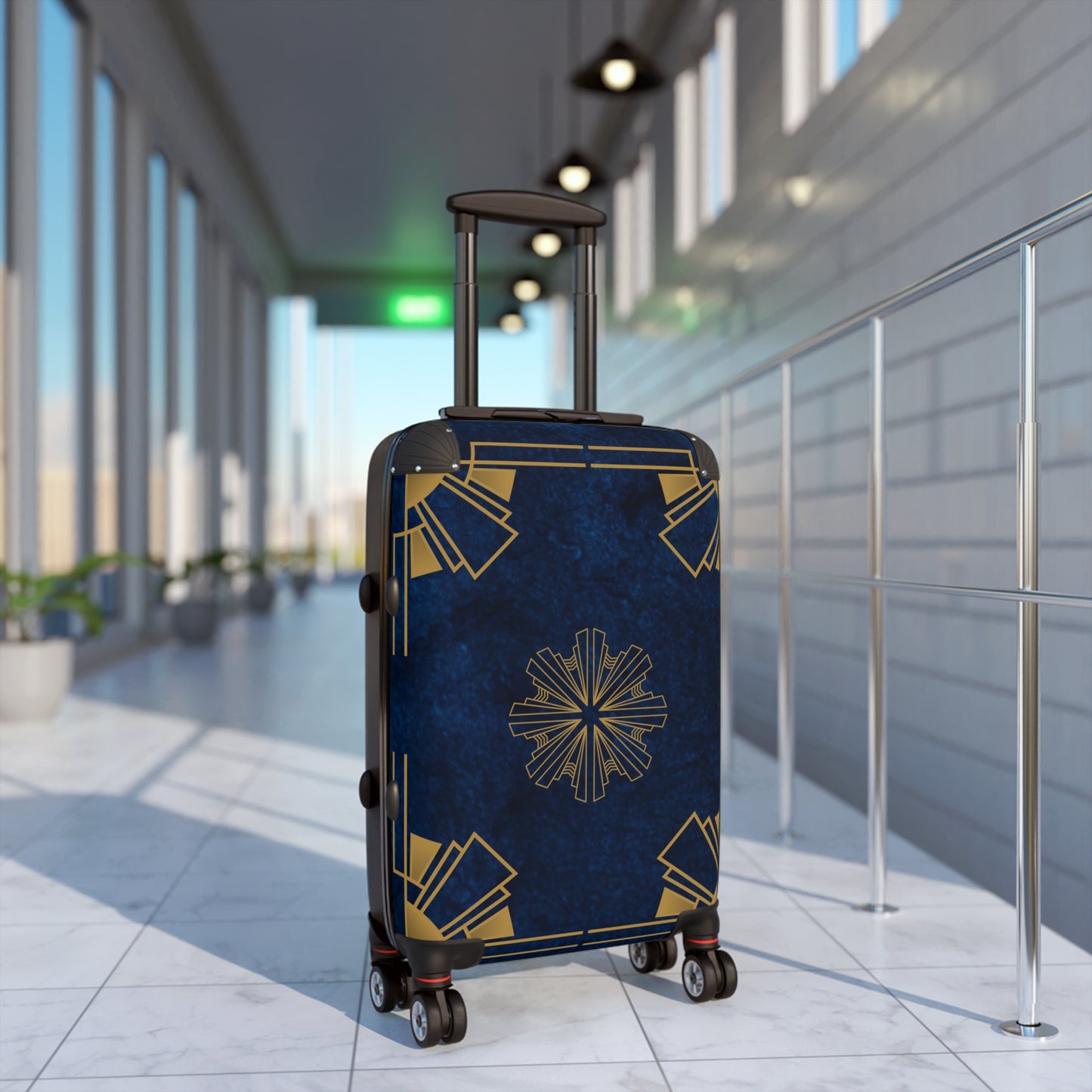 Midnight Luxe (Cobalt Blue) Suitcase