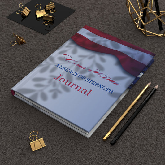 Woman Veteran...Hardcover Journal Matte