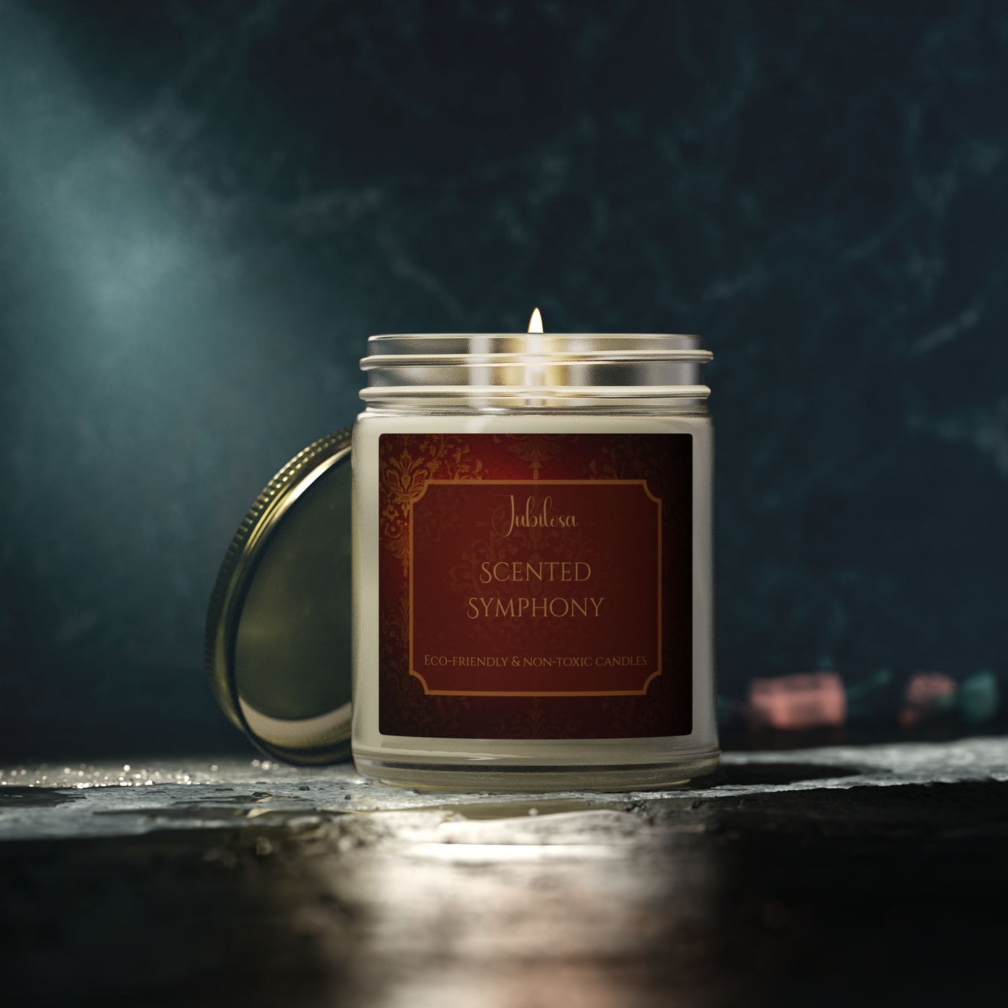 Scented Symphony Coconut Apricot Candle Collection (4oz, 9oz)