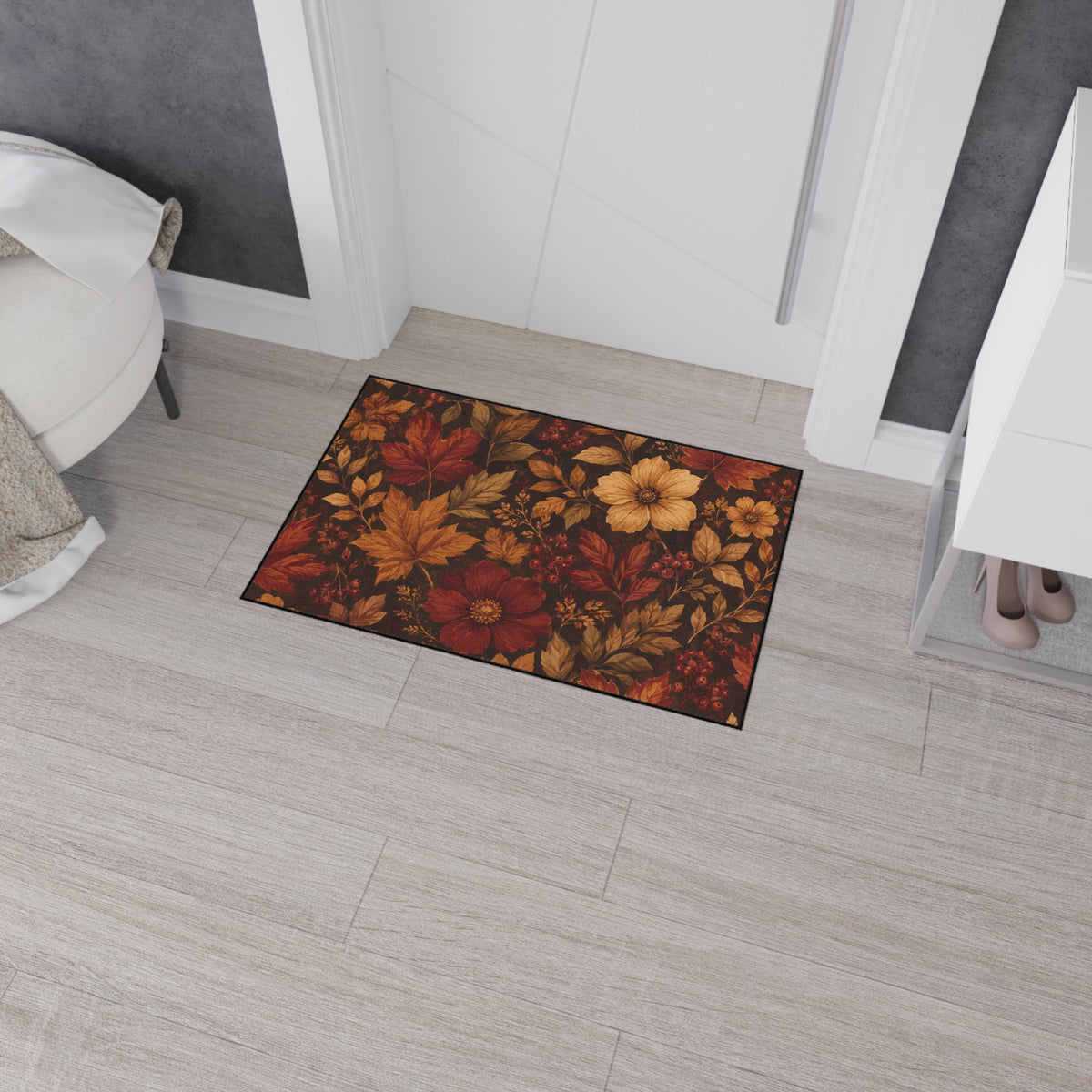 Rustic Fall Heavy Duty Floor Mat
