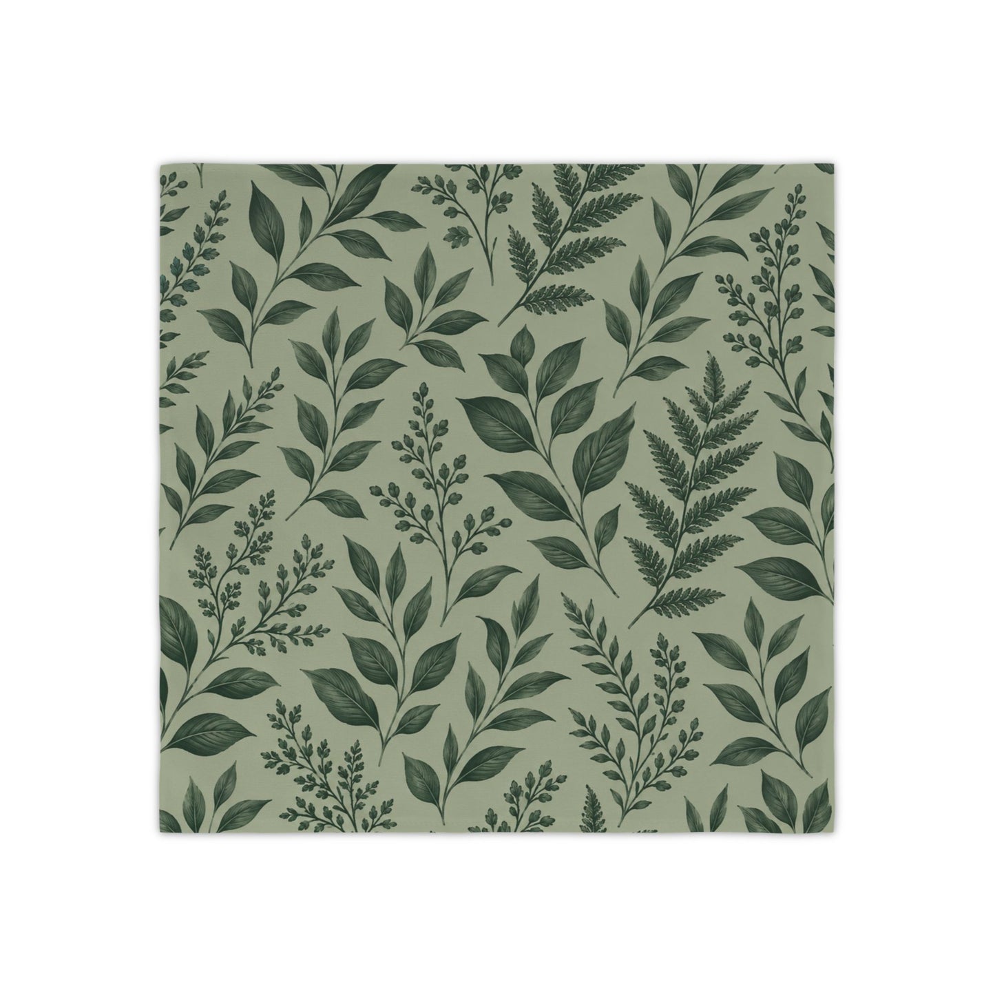Green Botanical Leaf Napkins (Set of 4)