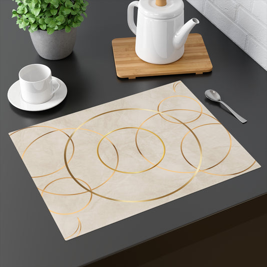 Golden Eclipse Placemat, 1pc