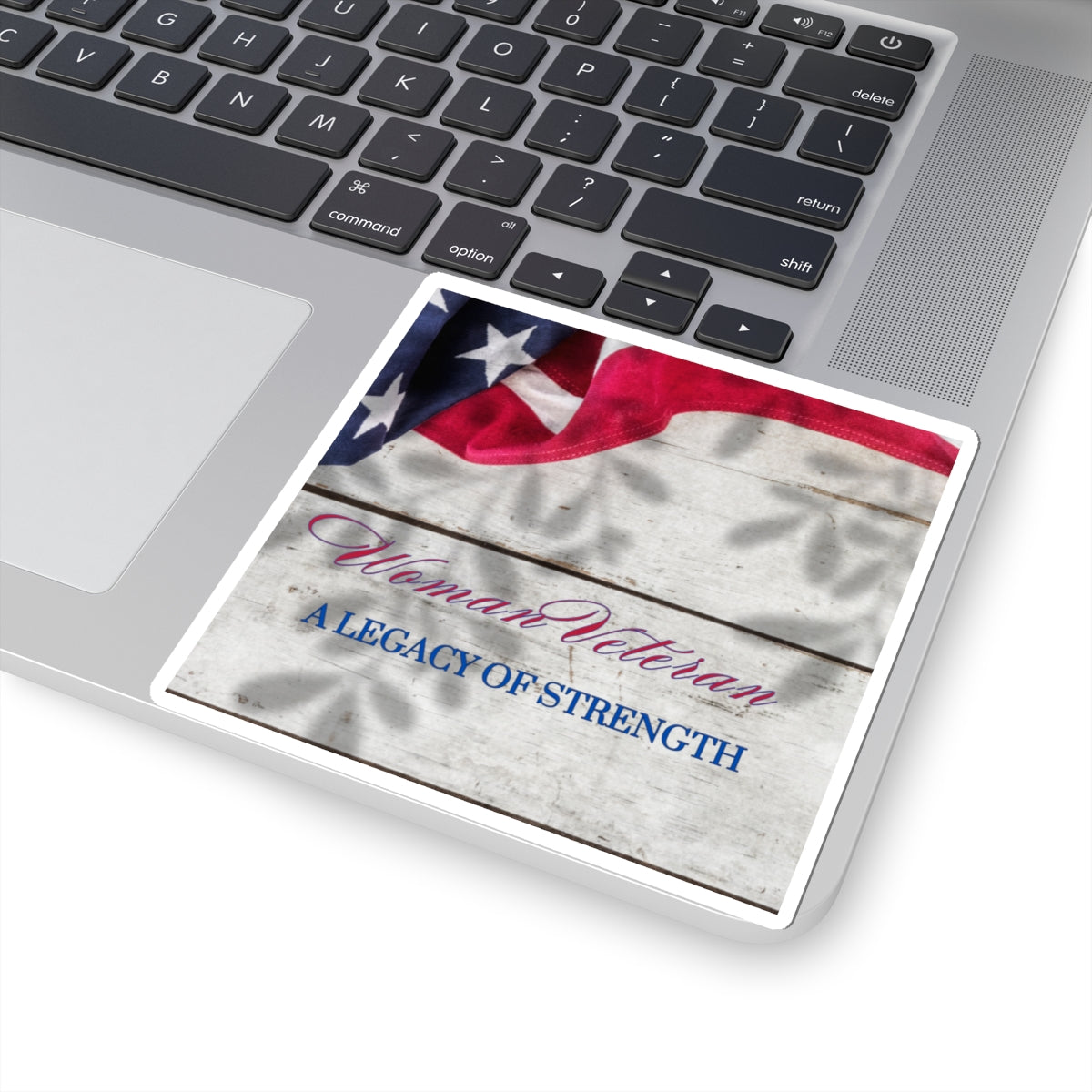 Woman Veteran Kiss-Cut Stickers