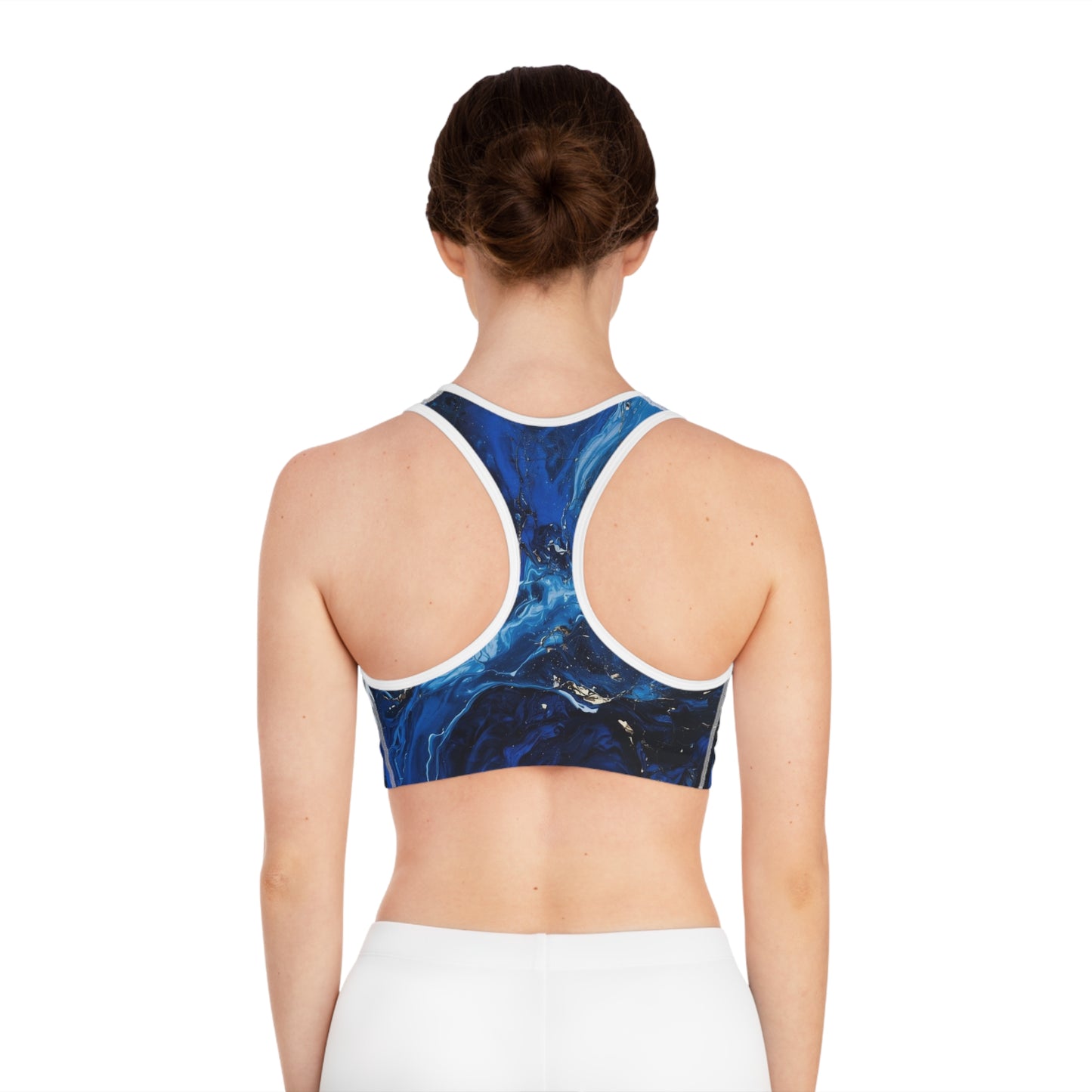 Indigo Motion Sports Bra (AOP)