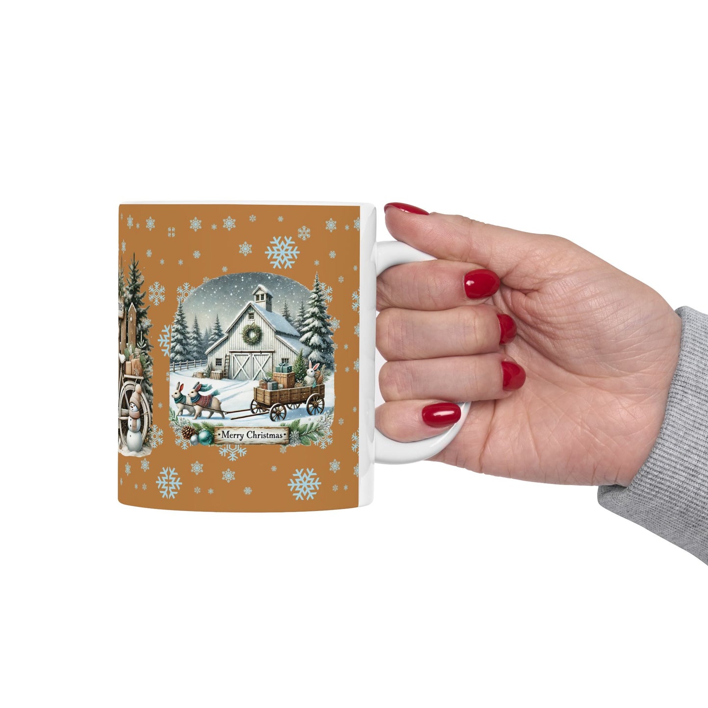 Merry Christmas 2 Ceramic Mug, (11oz, 15oz)