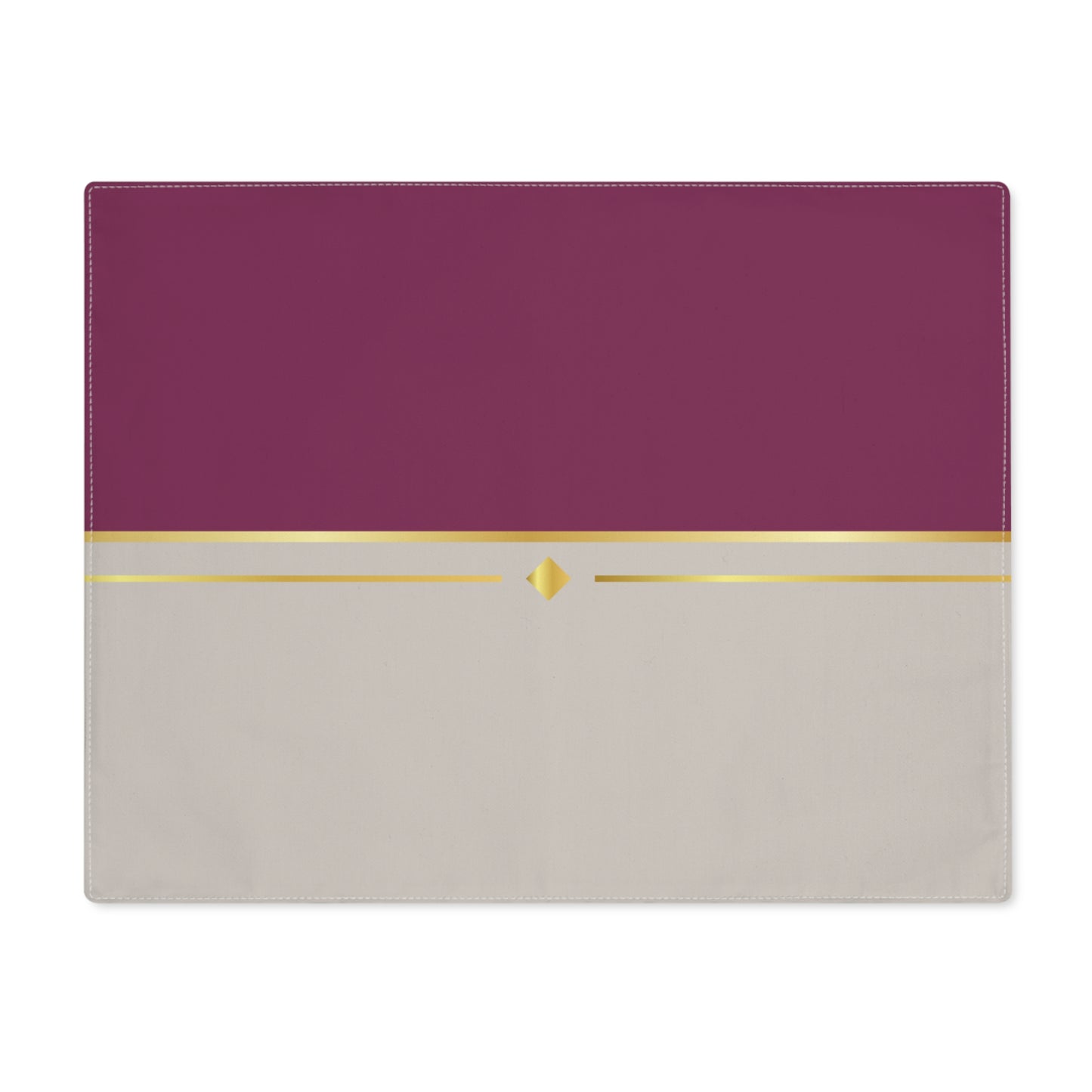 Fuchsia and Taupe Haven Placemat, 1pc