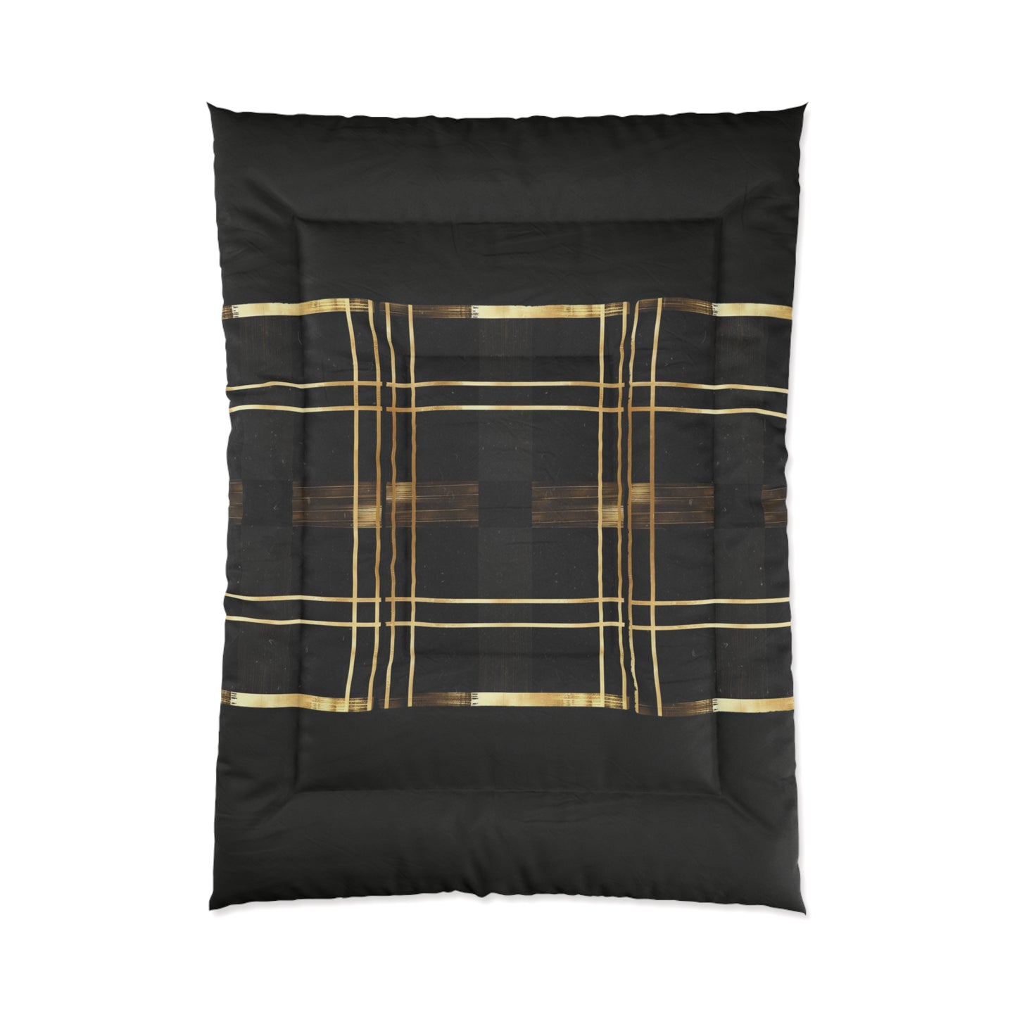 Noir and Gold Glam Comforter