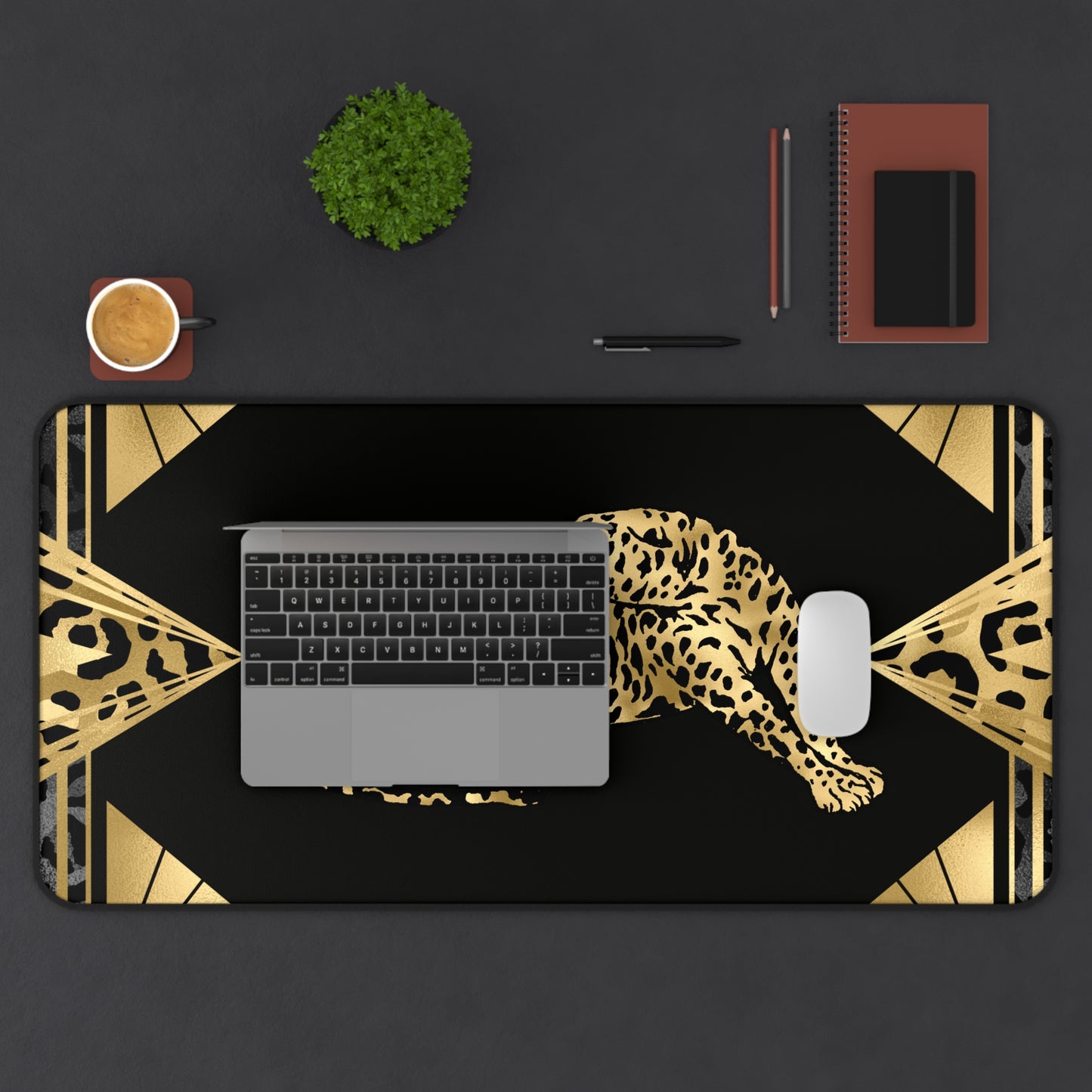Leopard Ambition Desk Mat