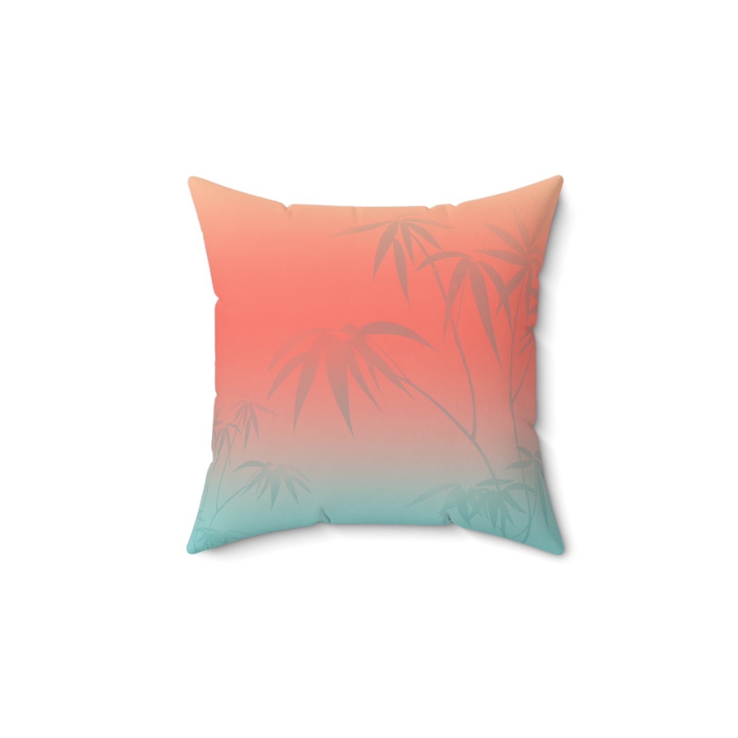 TropiCalm Bamboo Sunset Decorative Pillow