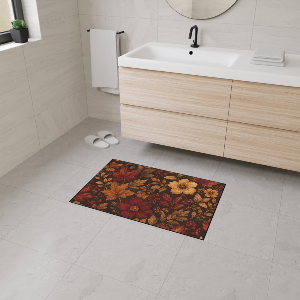 Rustic Fall Heavy Duty Floor Mat