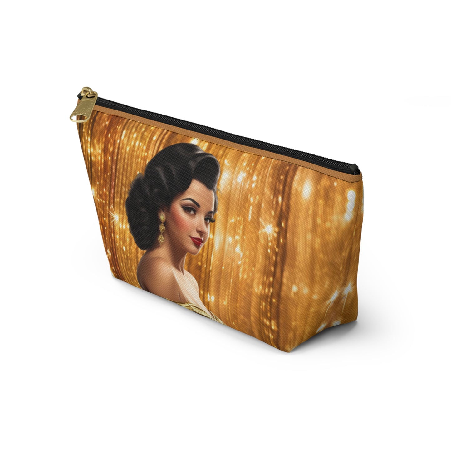 Retro Glam Girl "Ana Maria" Accessory Pouch w T-bottom