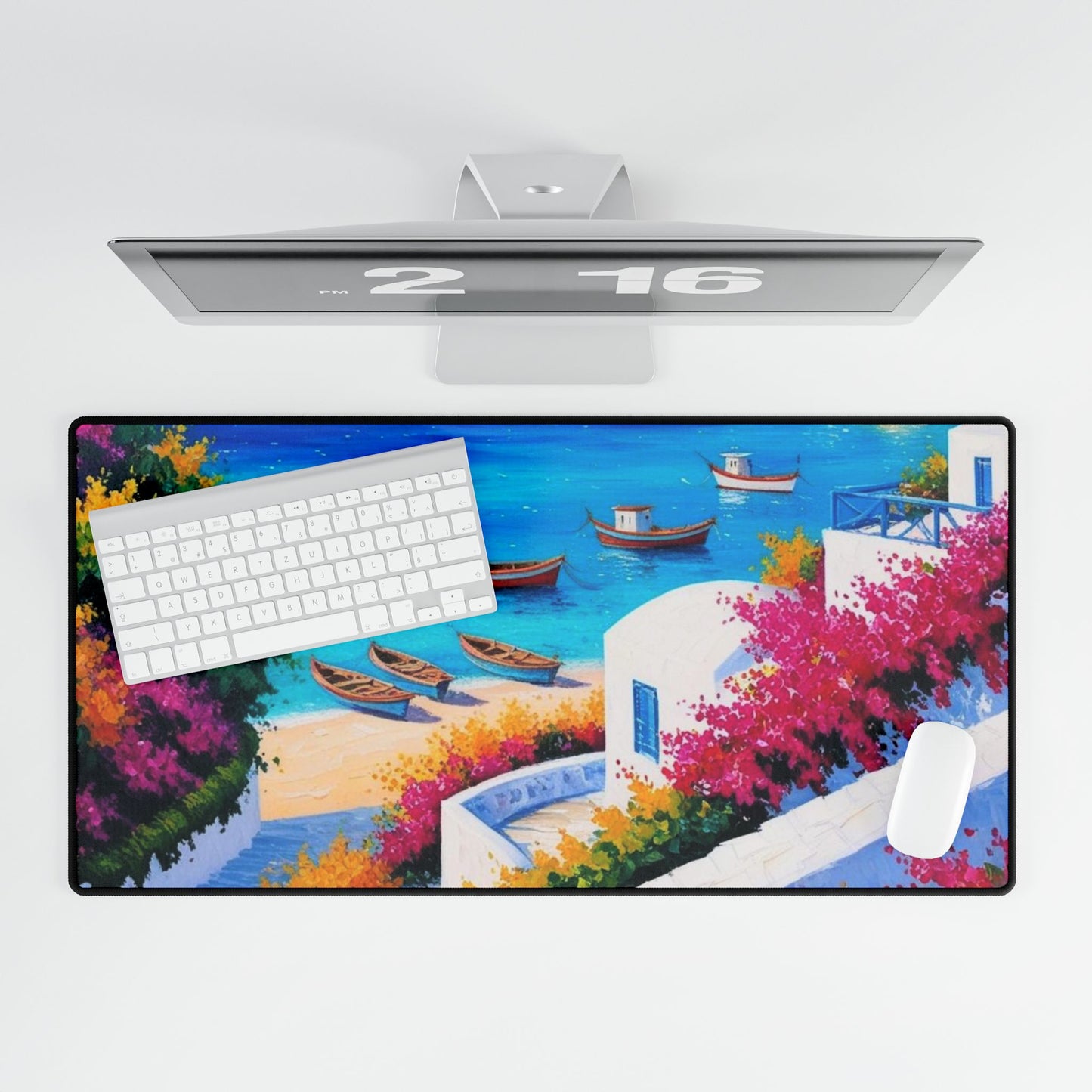 Grecian Seaside Desk Mats
