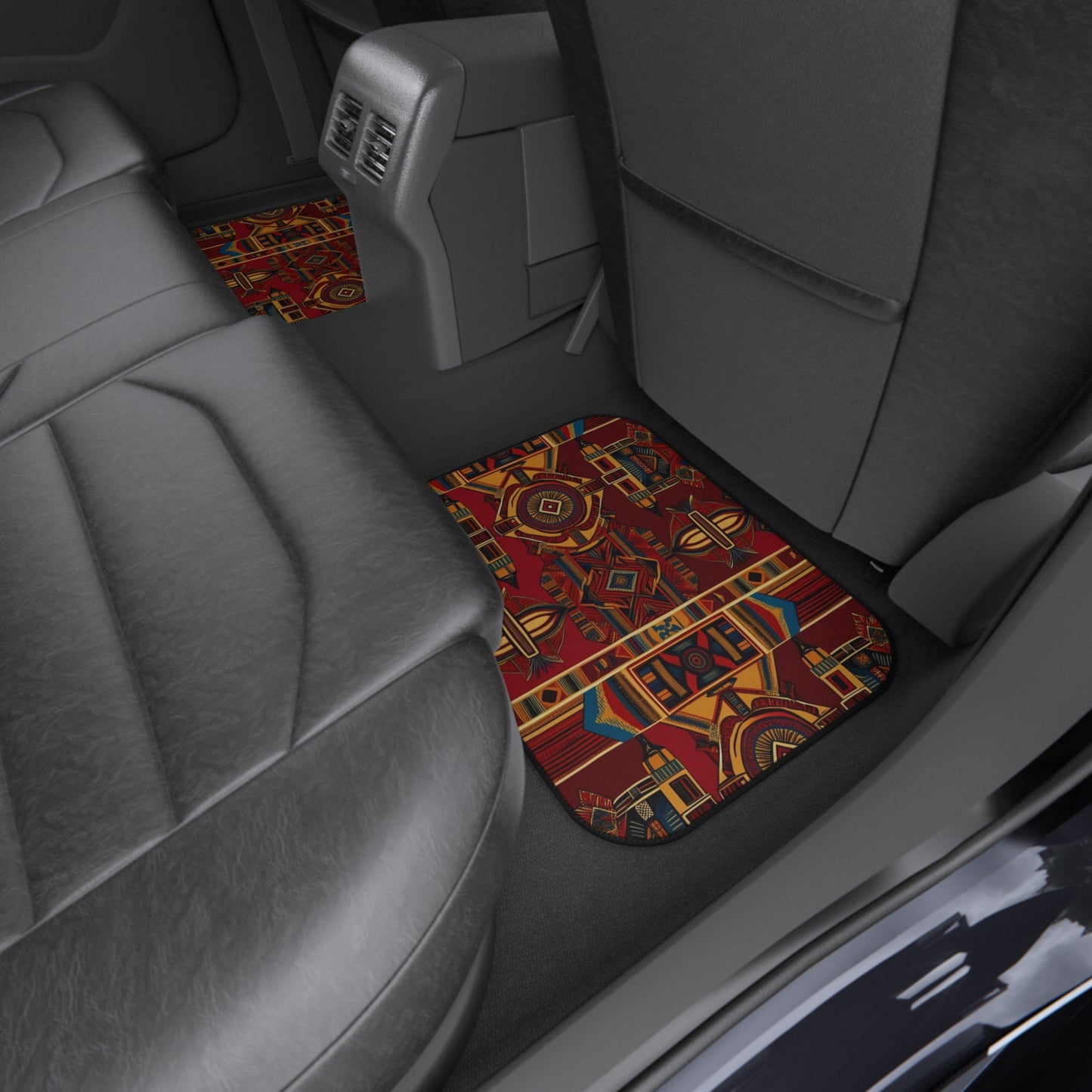 African Canvas 1 Car Mats (Set of 4)