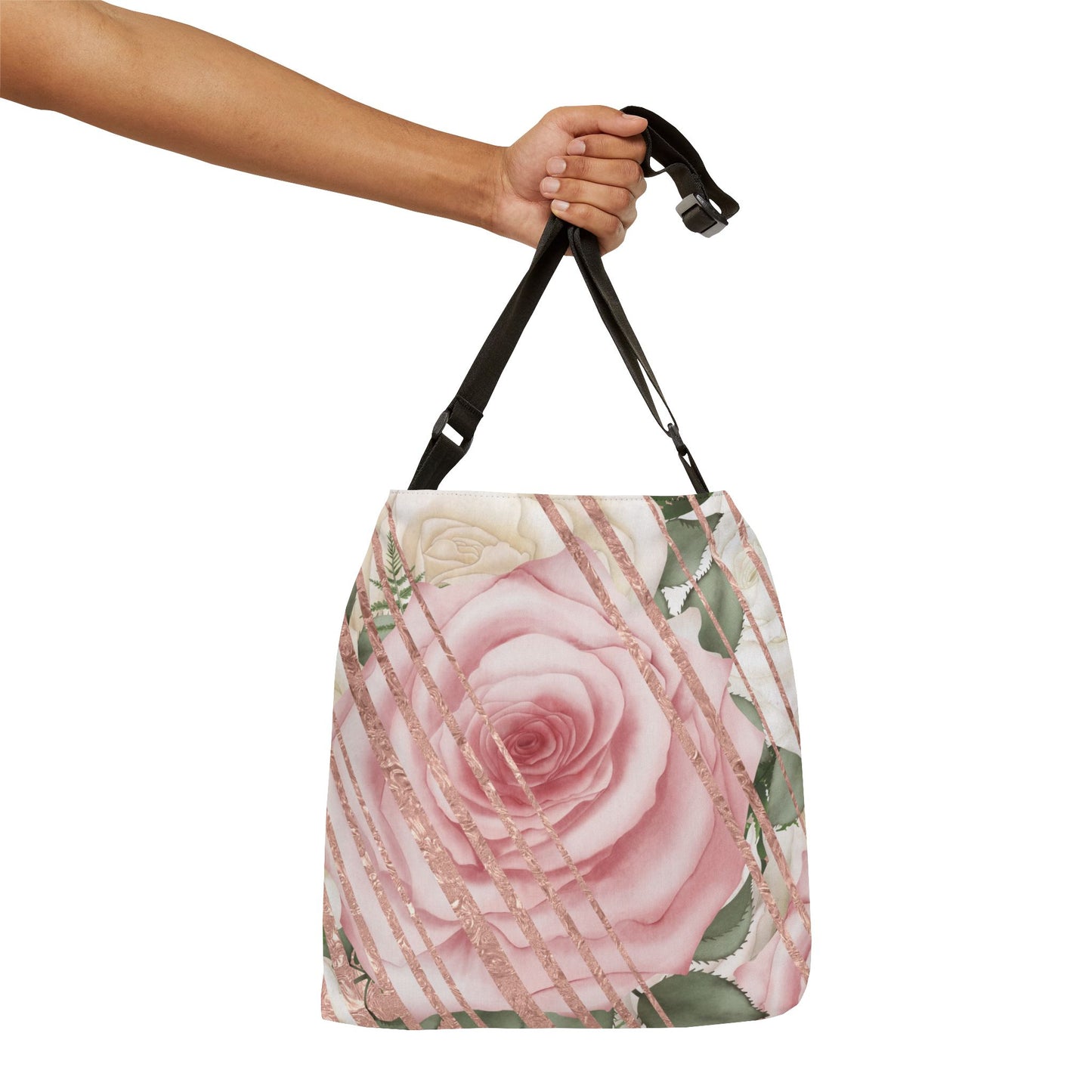 Kiss From a Rose Gold Adjustable Tote Bag (AOP)