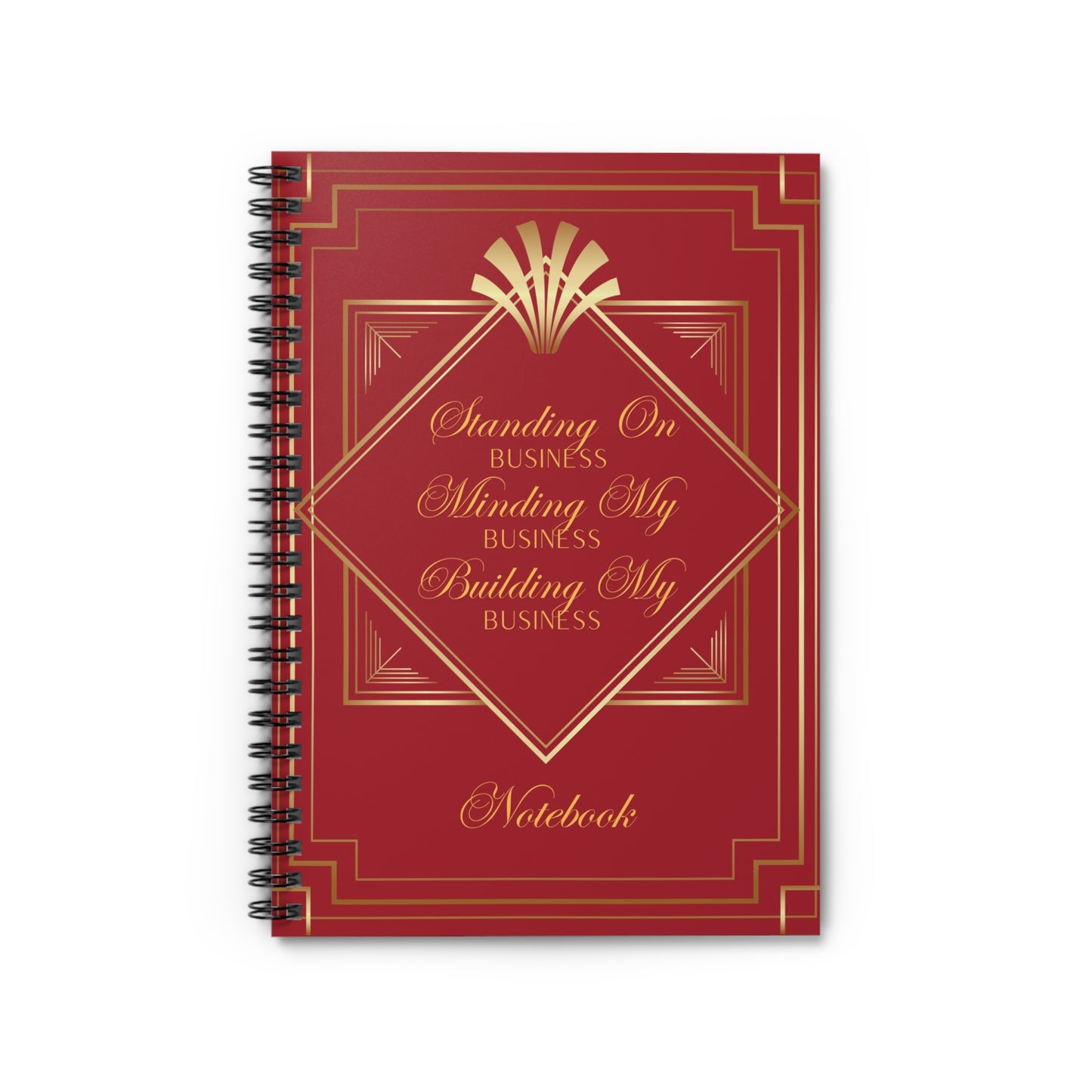 Business 2 (Red) Spiral Notebook - Ruled Line