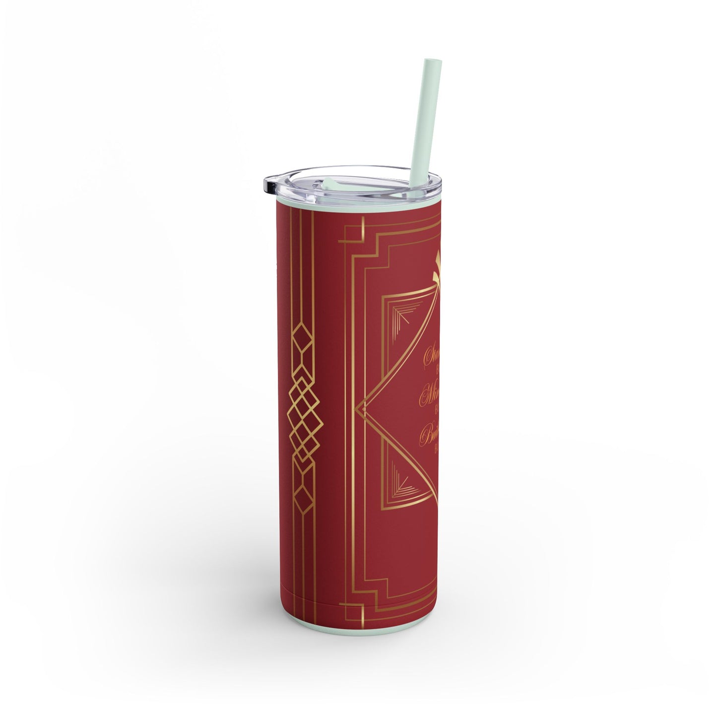 Business 2 (Red) Maars Maker Skinny Matte Tumbler, 20oz