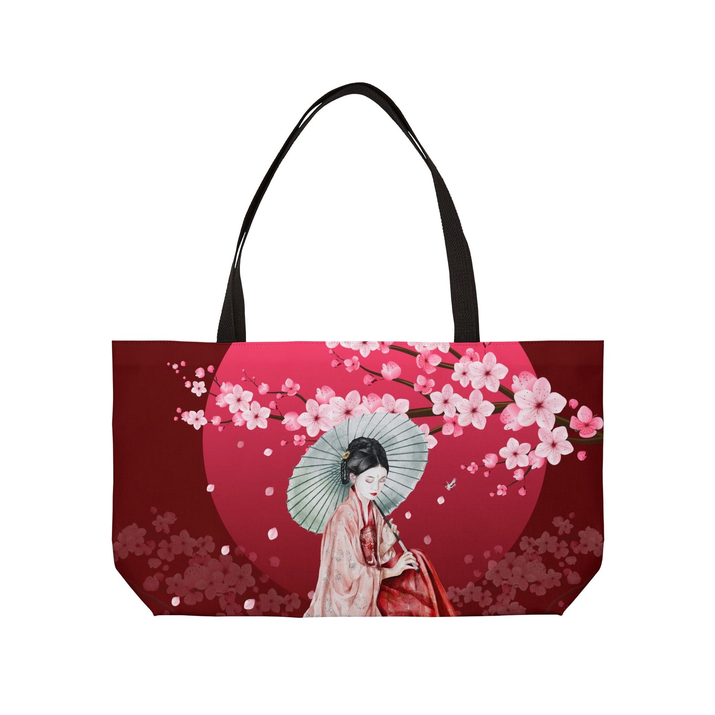 Cherry Blossoms Cherry Moon Weekender Tote Bag