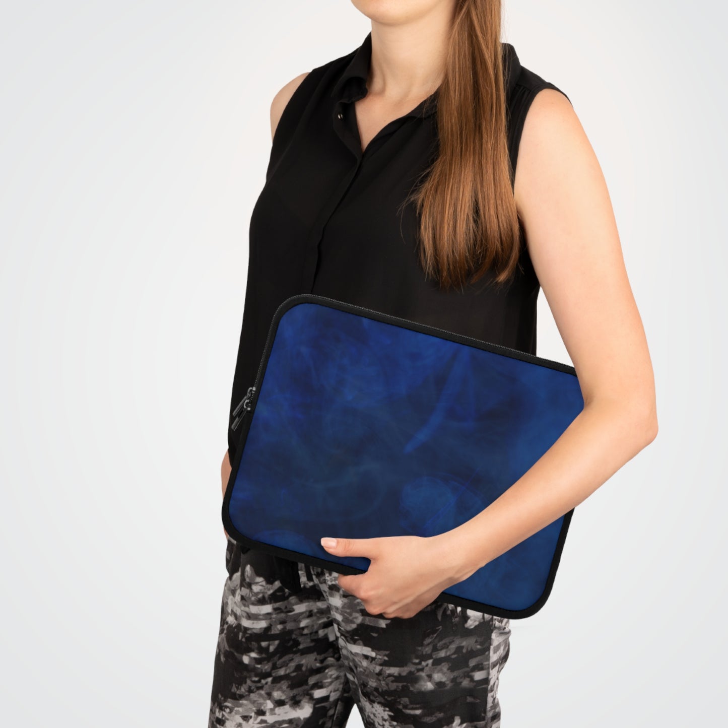 A Kind of Smoky Blue Laptop Sleeve