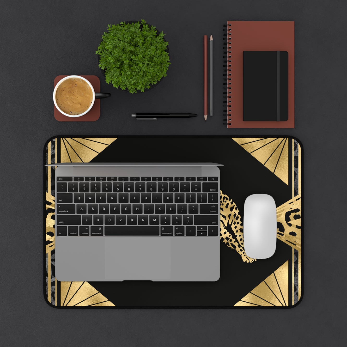 Leopard Ambition Desk Mat