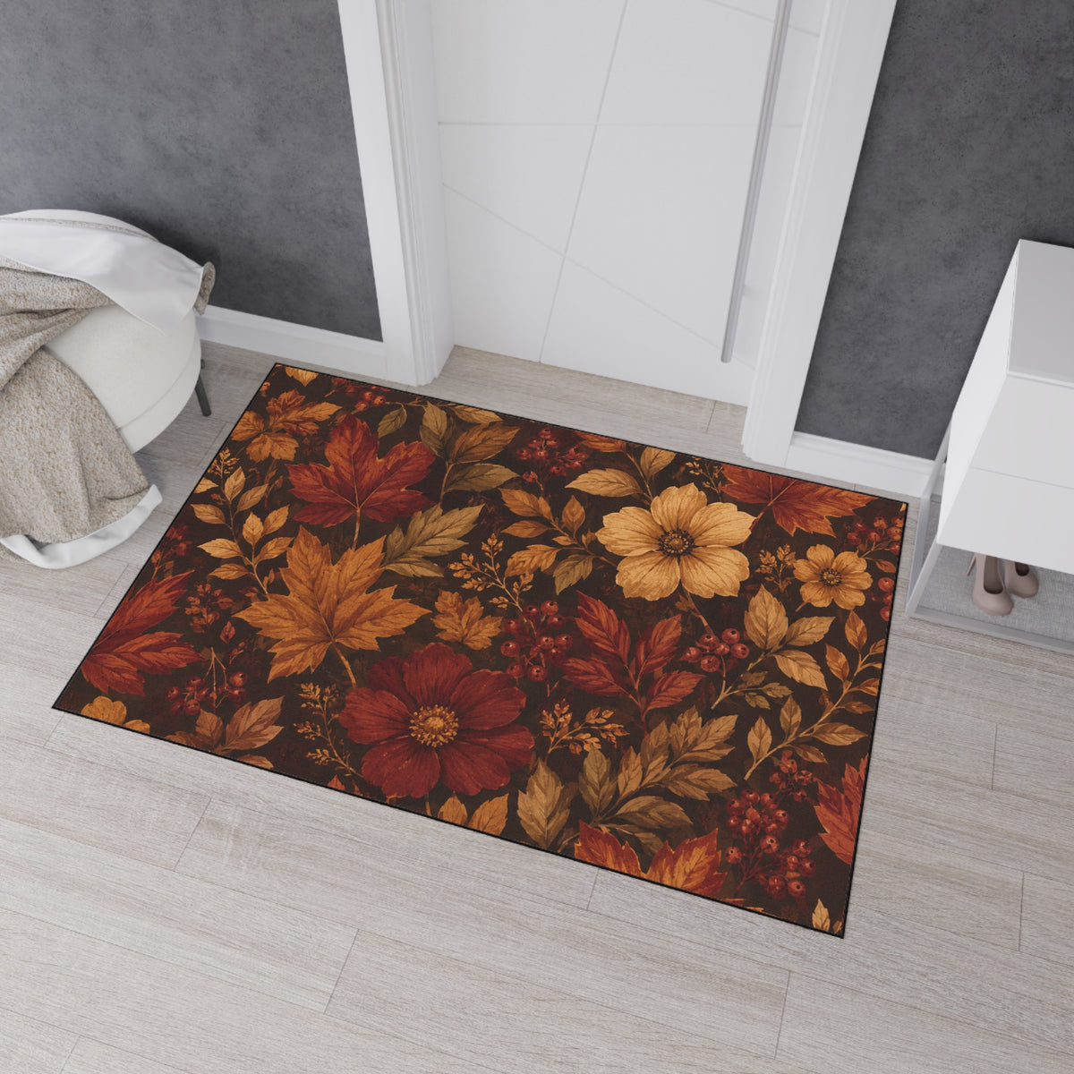 Rustic Fall Heavy Duty Floor Mat