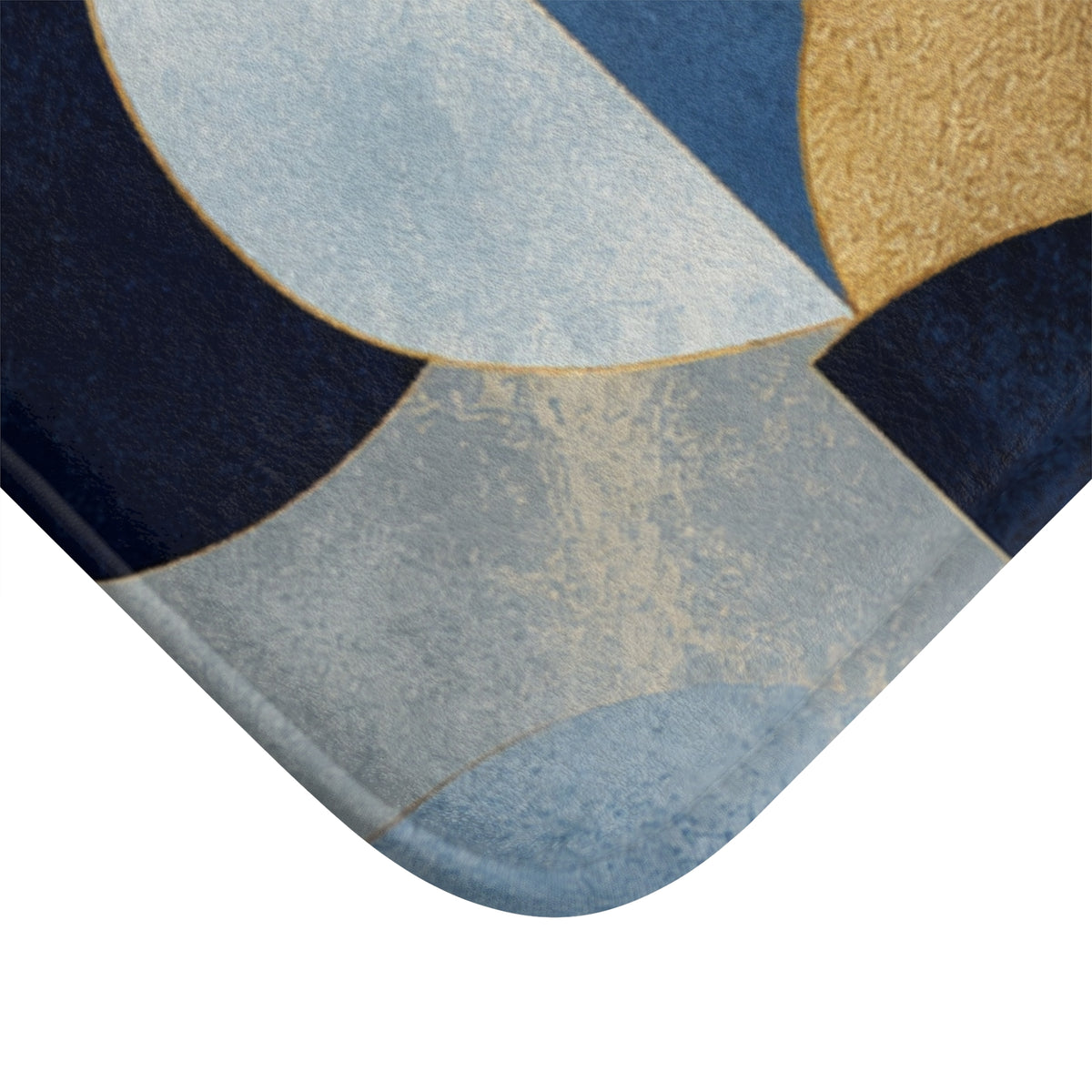 Azure Opulence Bath Mat — Modern Decorative Bathroom Rug