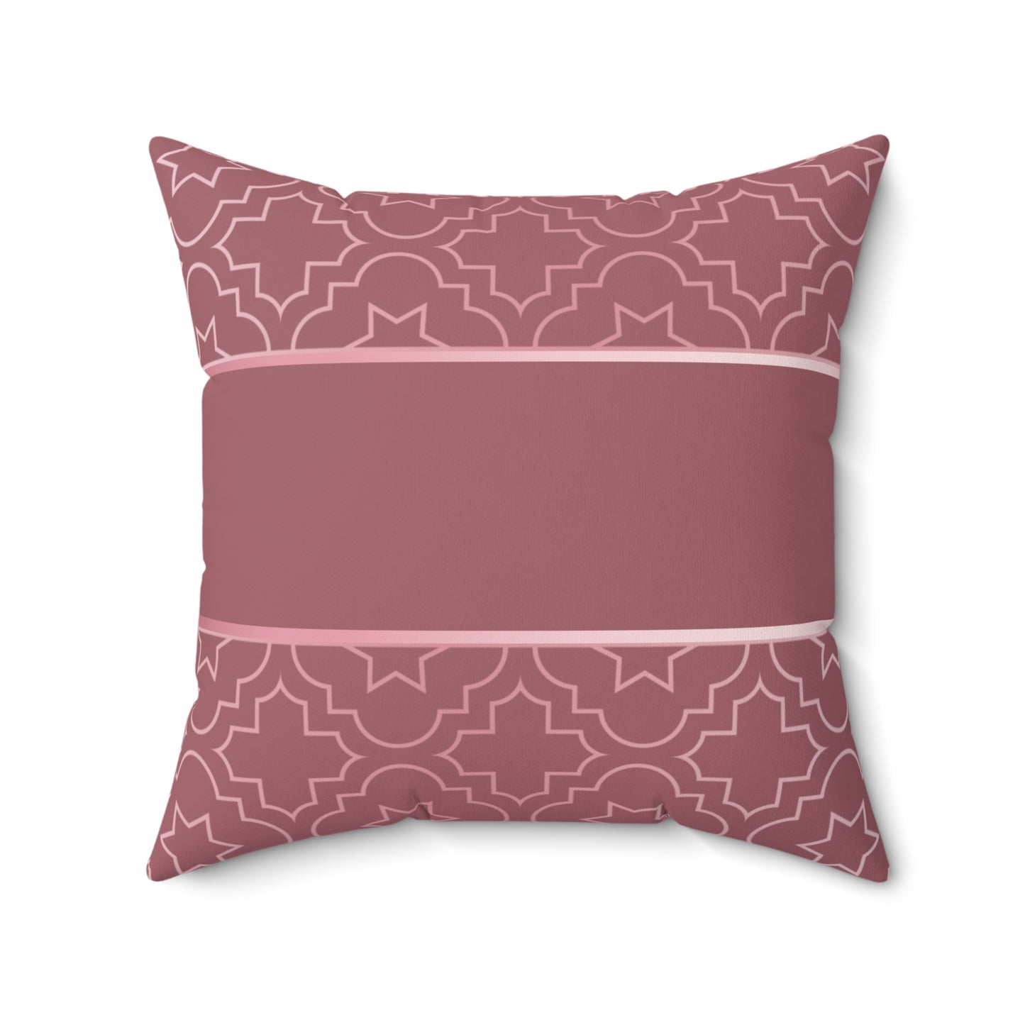 Blush of Rose Square Pillow