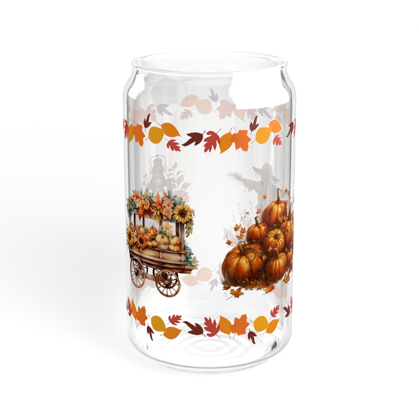 Hello Fall Sipper Glass, 16oz