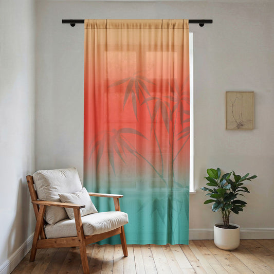 TropiCalm Retreat Sheer Curtain