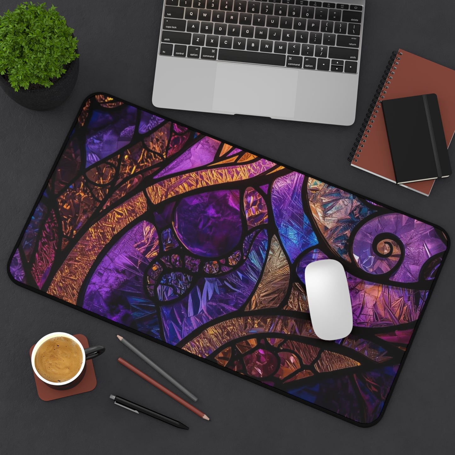 Moonlit Violet Desk Mat
