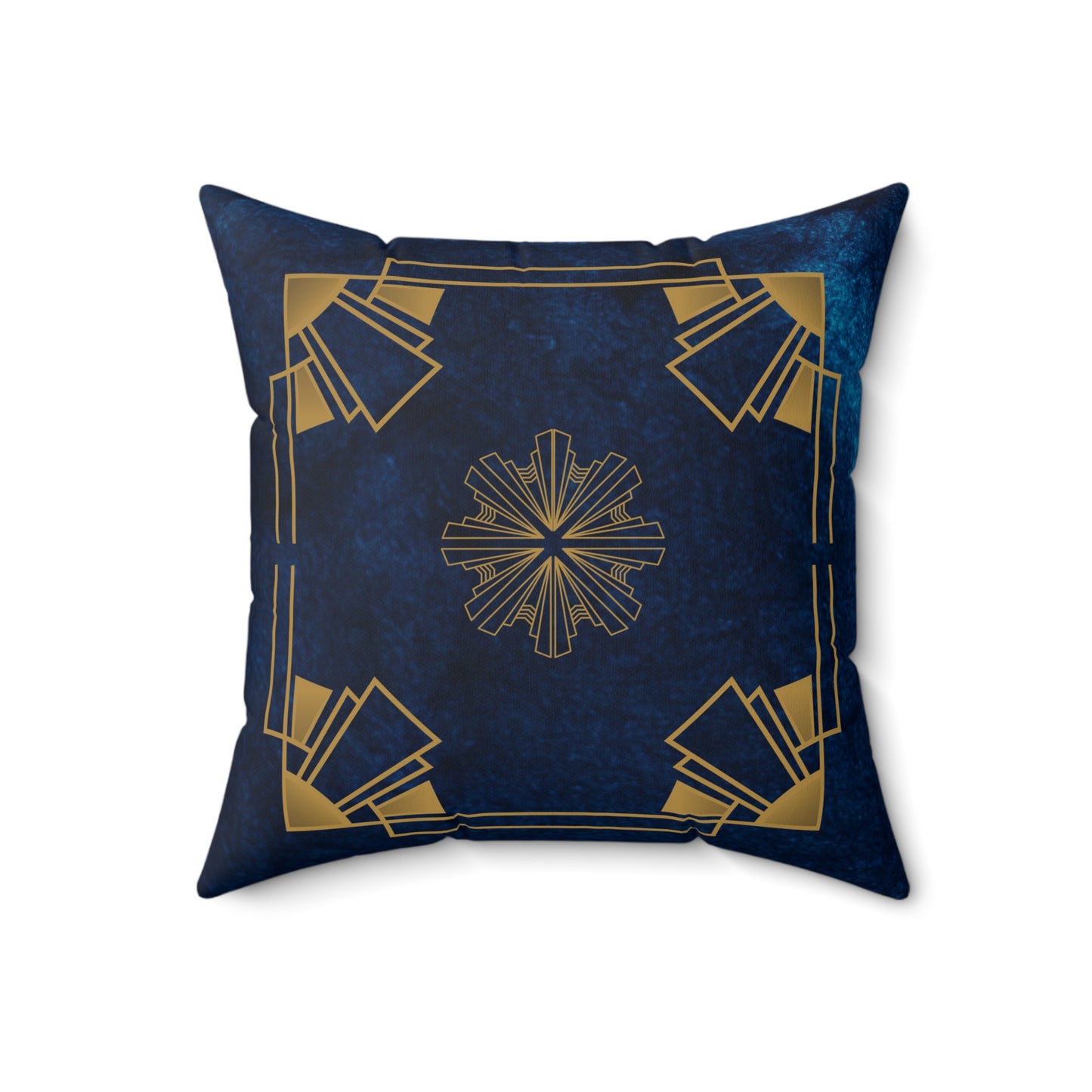 Midnight Luxe (Cobalt Blue) Spun Polyester Square Pillow