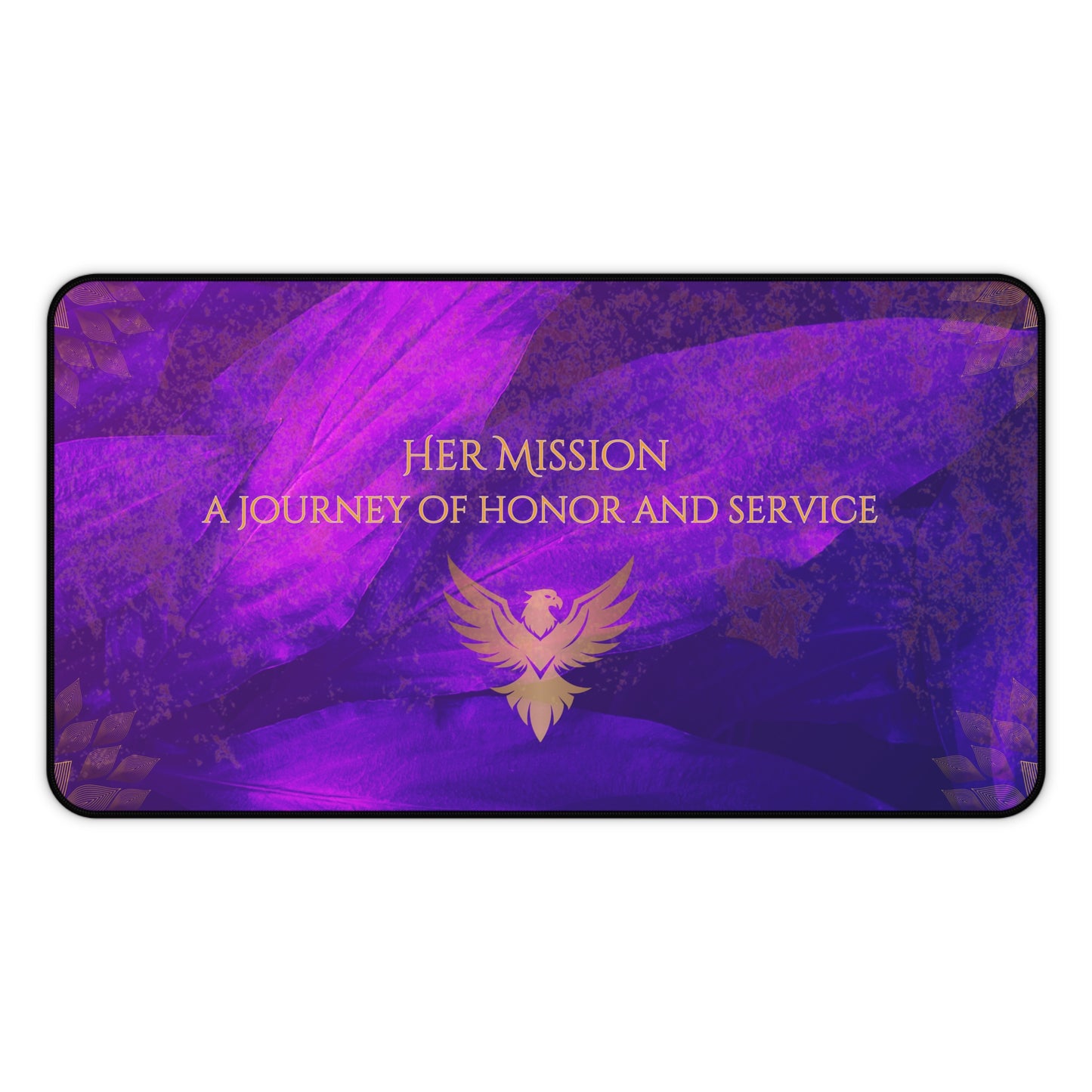 Her Mission Desk Mat