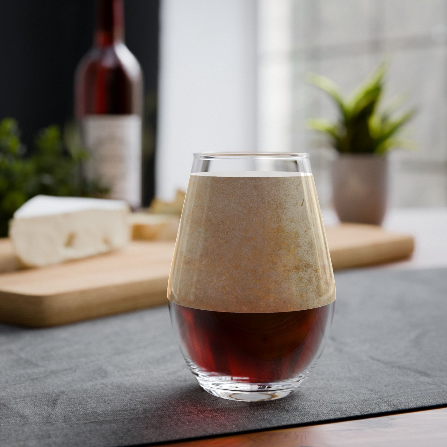 Fitzgerald Plume Stemless Wine Glass, 11.75oz