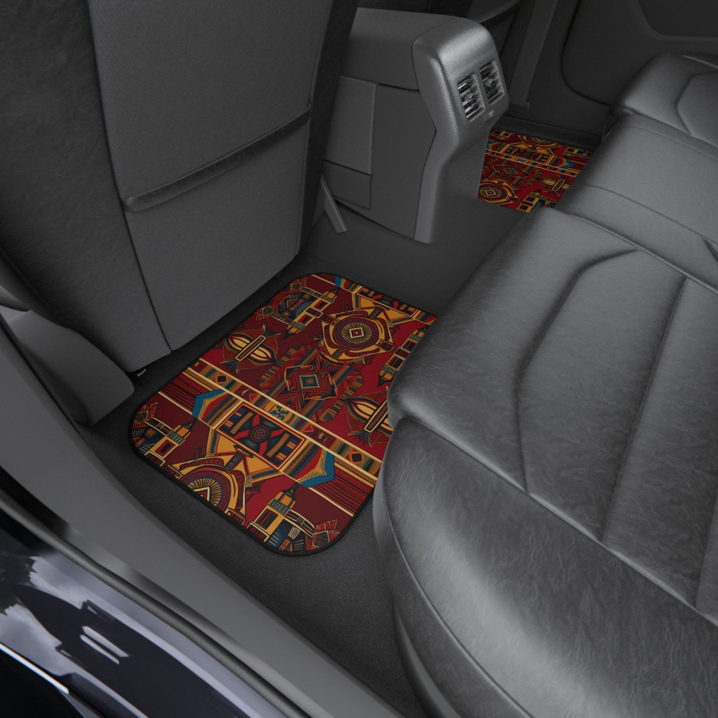 African Canvas 1 Car Mats (Set of 4)