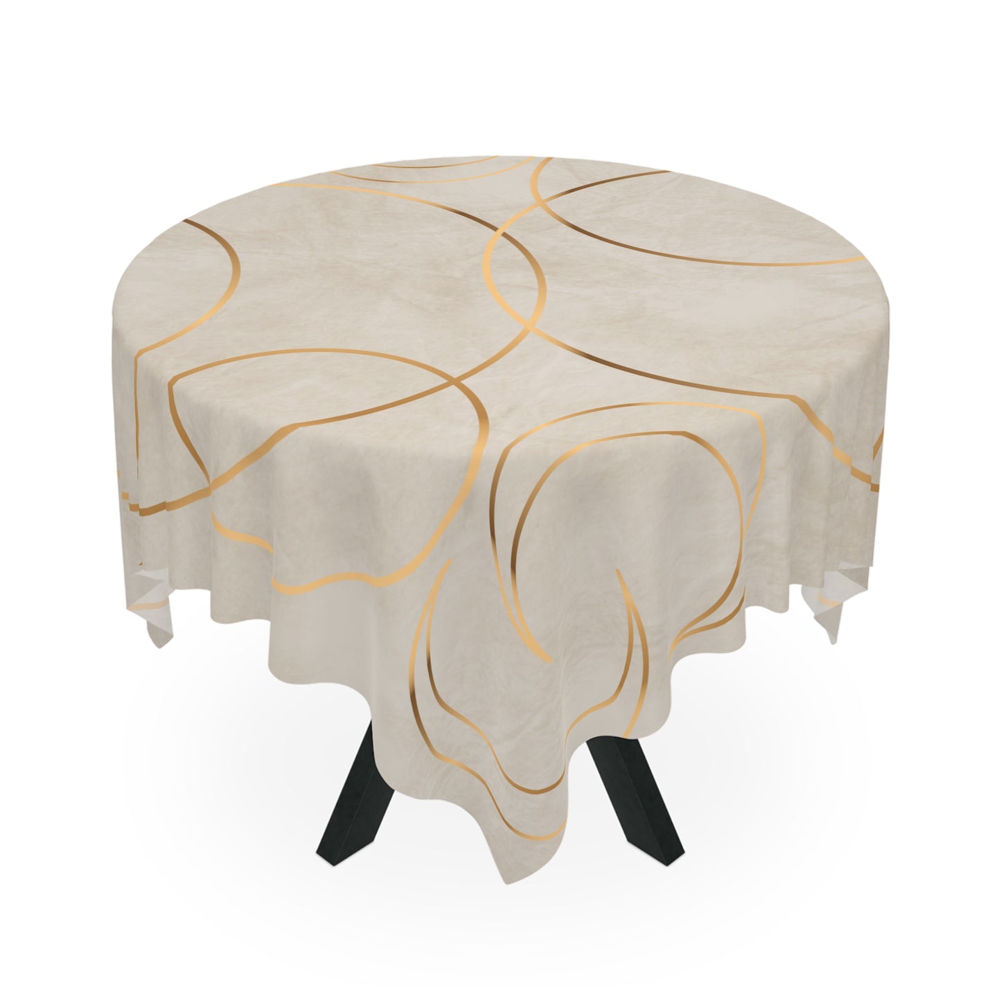 Golden Eclipse Tablecloth