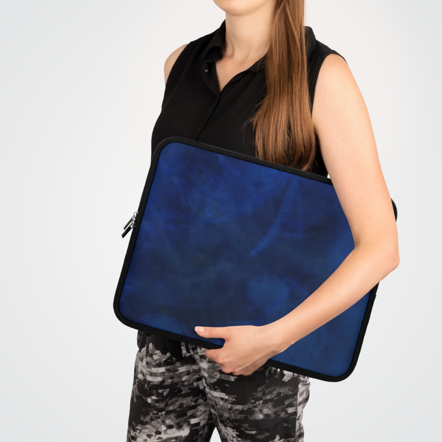 A Kind of Smoky Blue Laptop Sleeve