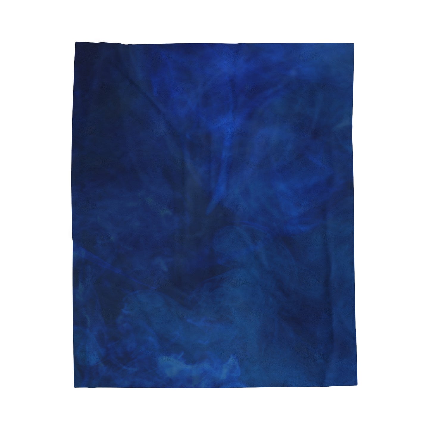 A Kind of Smoky Blue Velveteen Plush Blanket