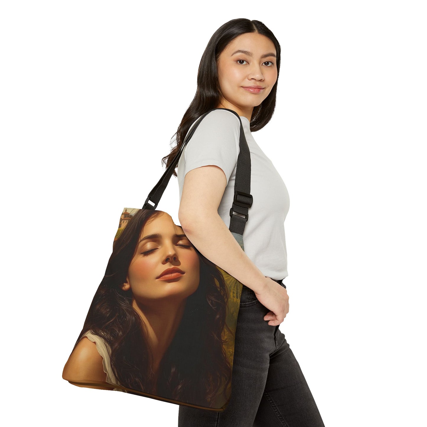 Sunrise in Tuscany Adjustable Tote Bag (AOP)