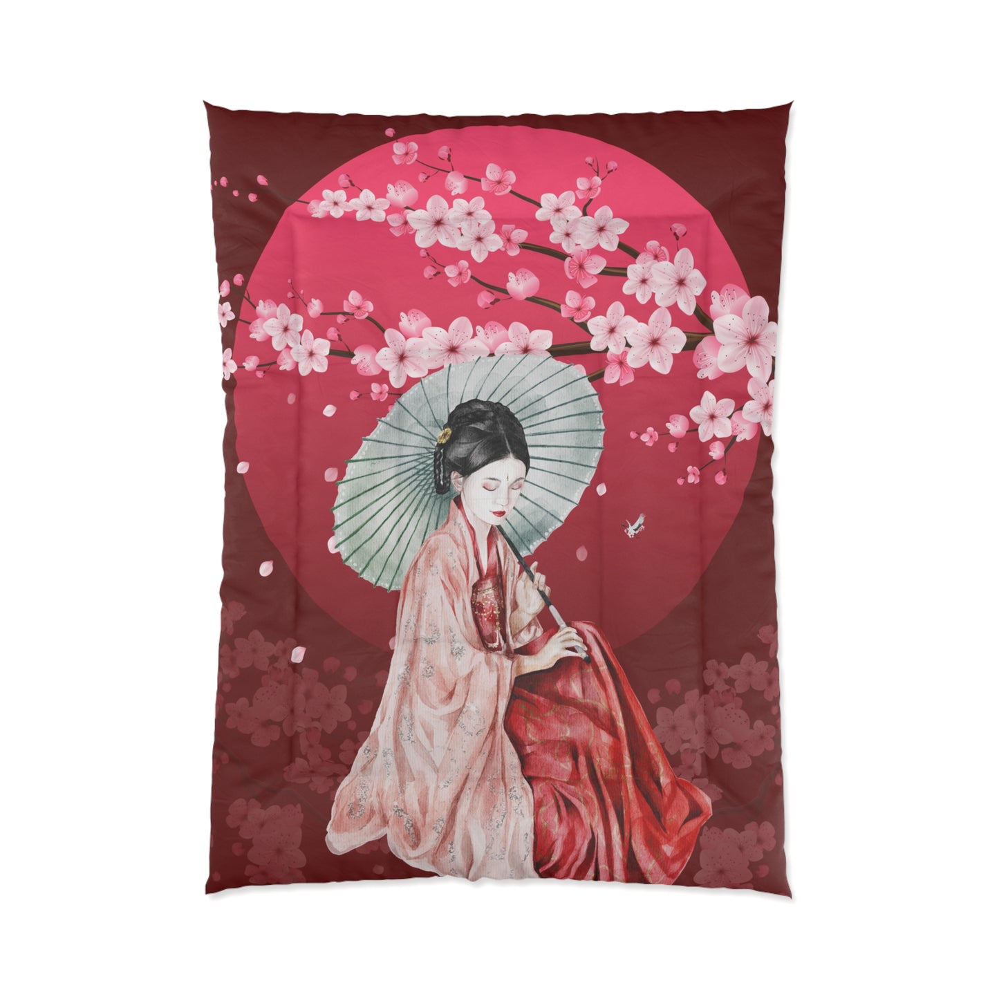 Cherry Blossoms Cherry Moon Comforter