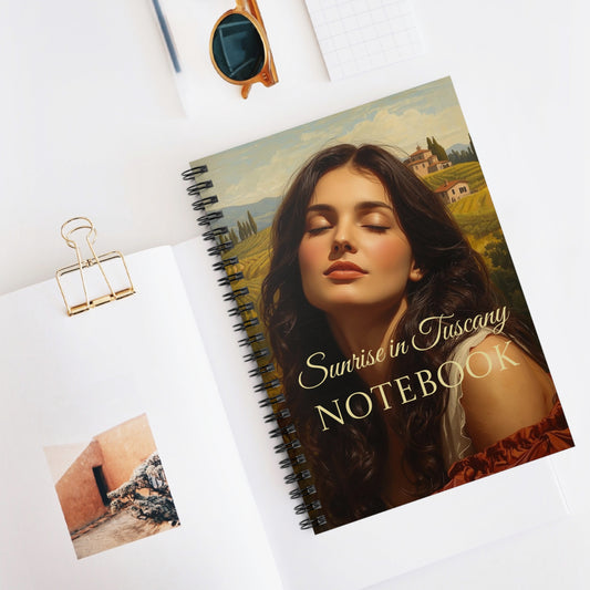 Sunrise in Tuscany Spiral Notebook - Ruled Line